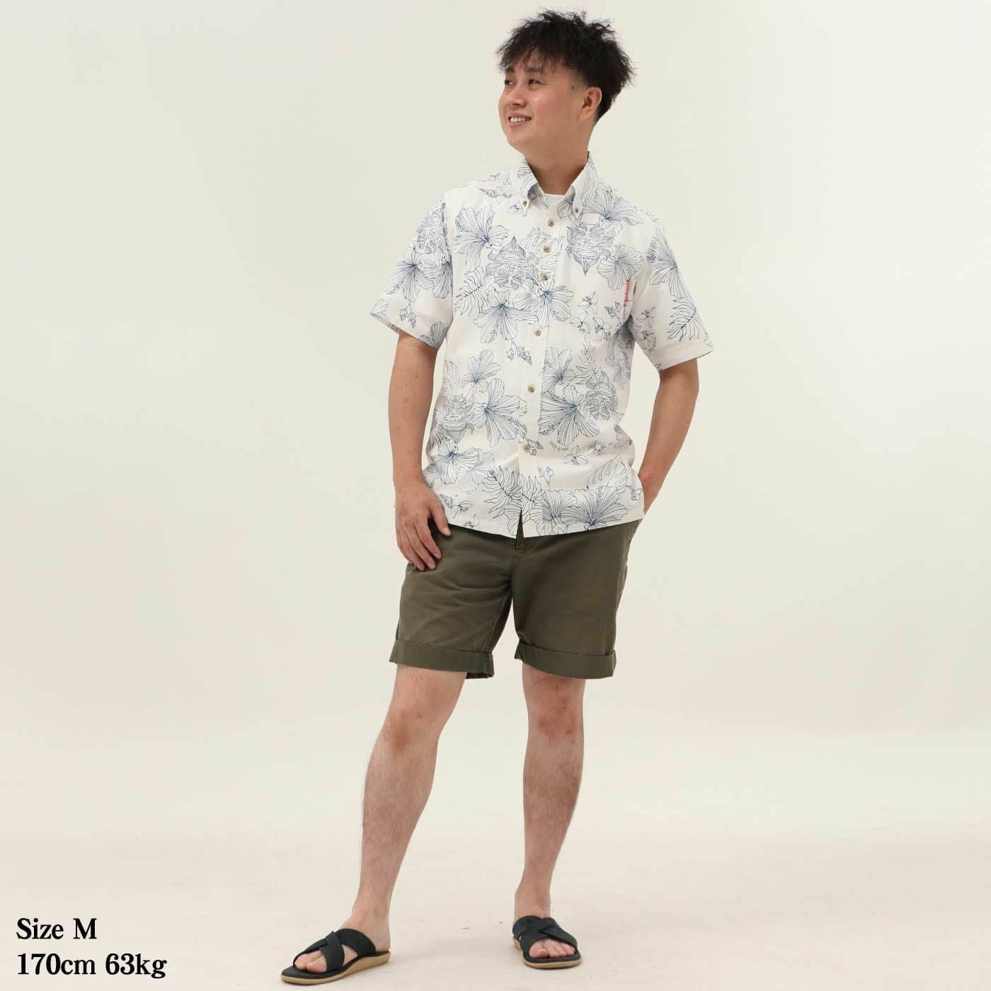 かりゆしウェアモデル着用画像