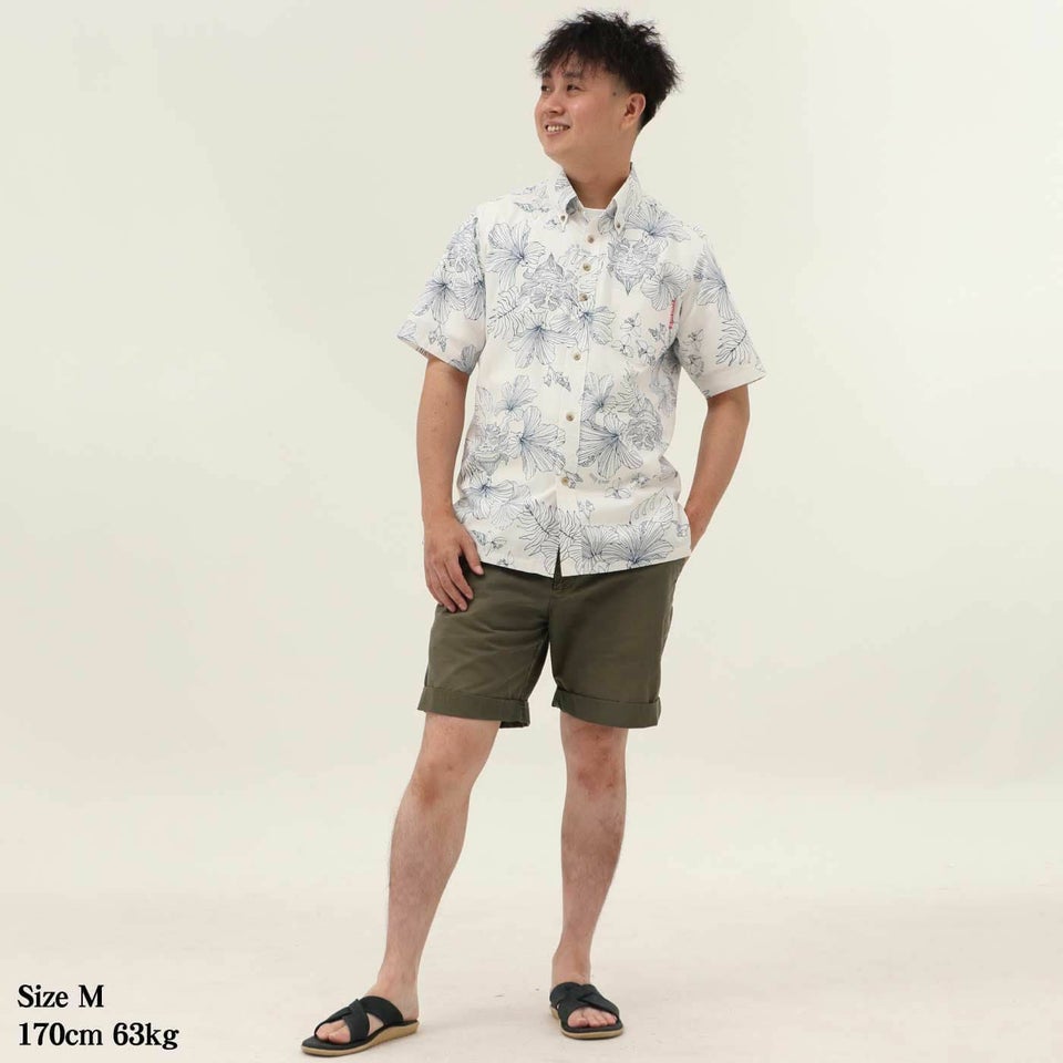 かりゆしウェアモデル着用画像