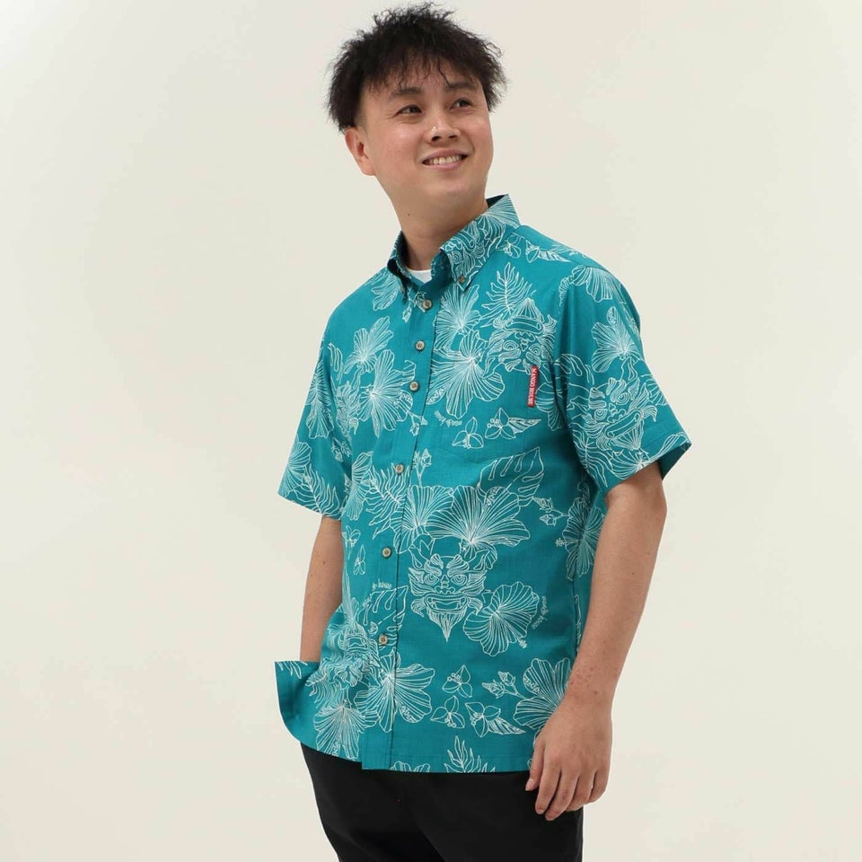 かりゆしウェアモデル着用画像