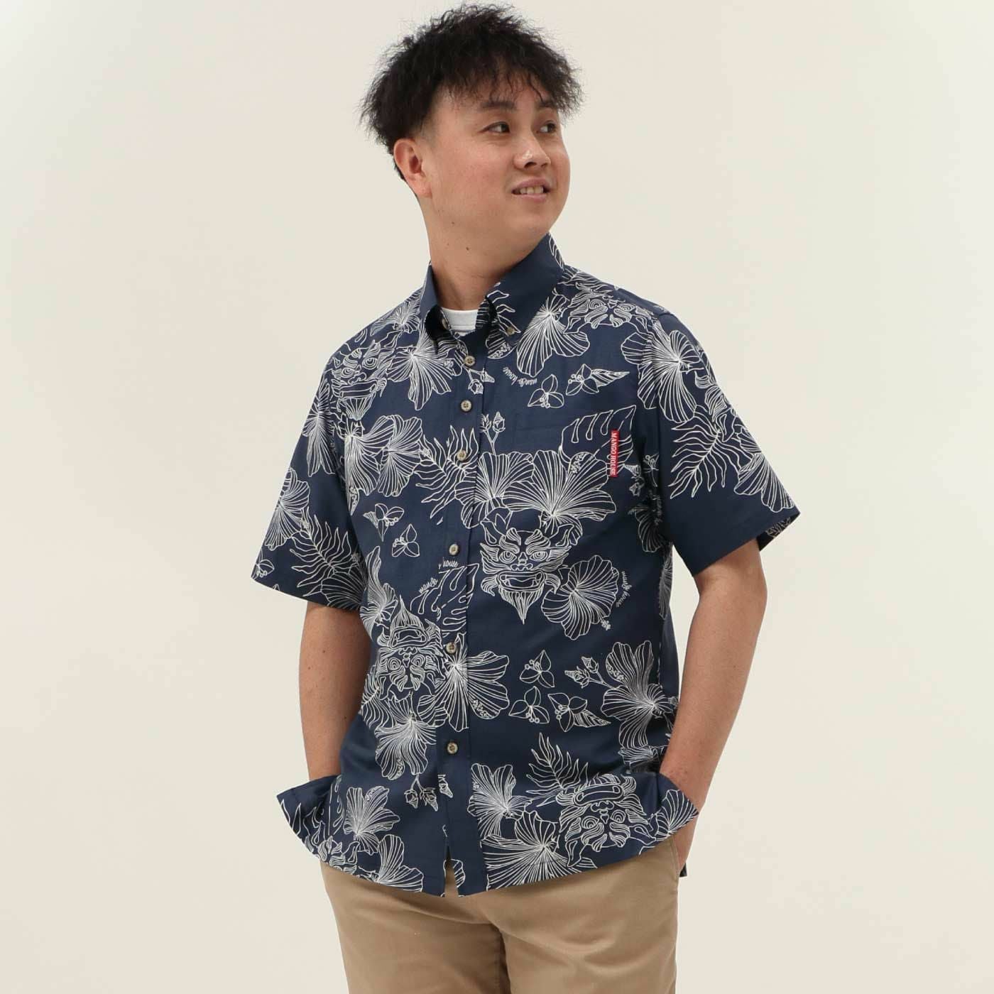 かりゆしウェアモデル着用画像