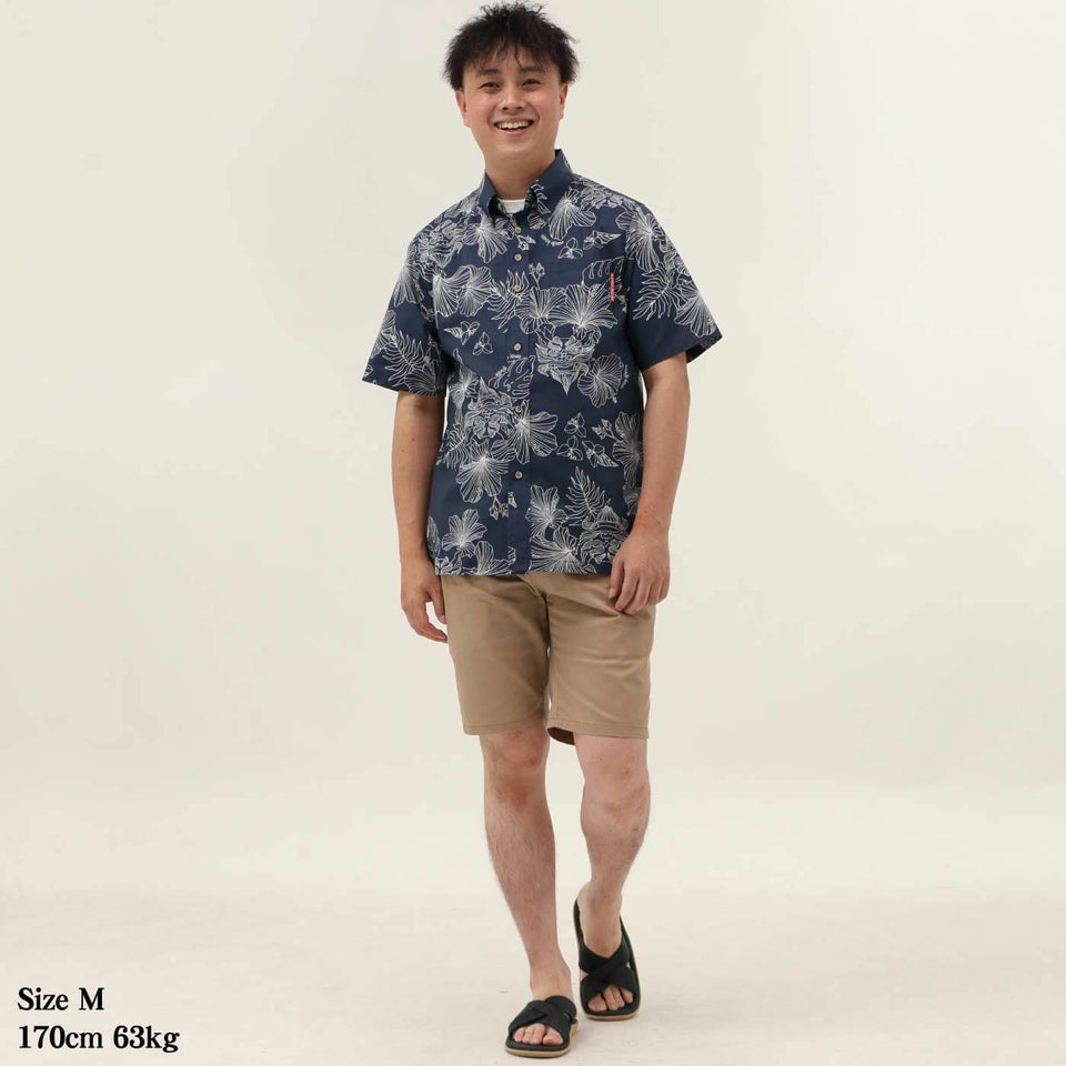 かりゆしウェアモデル着用画像