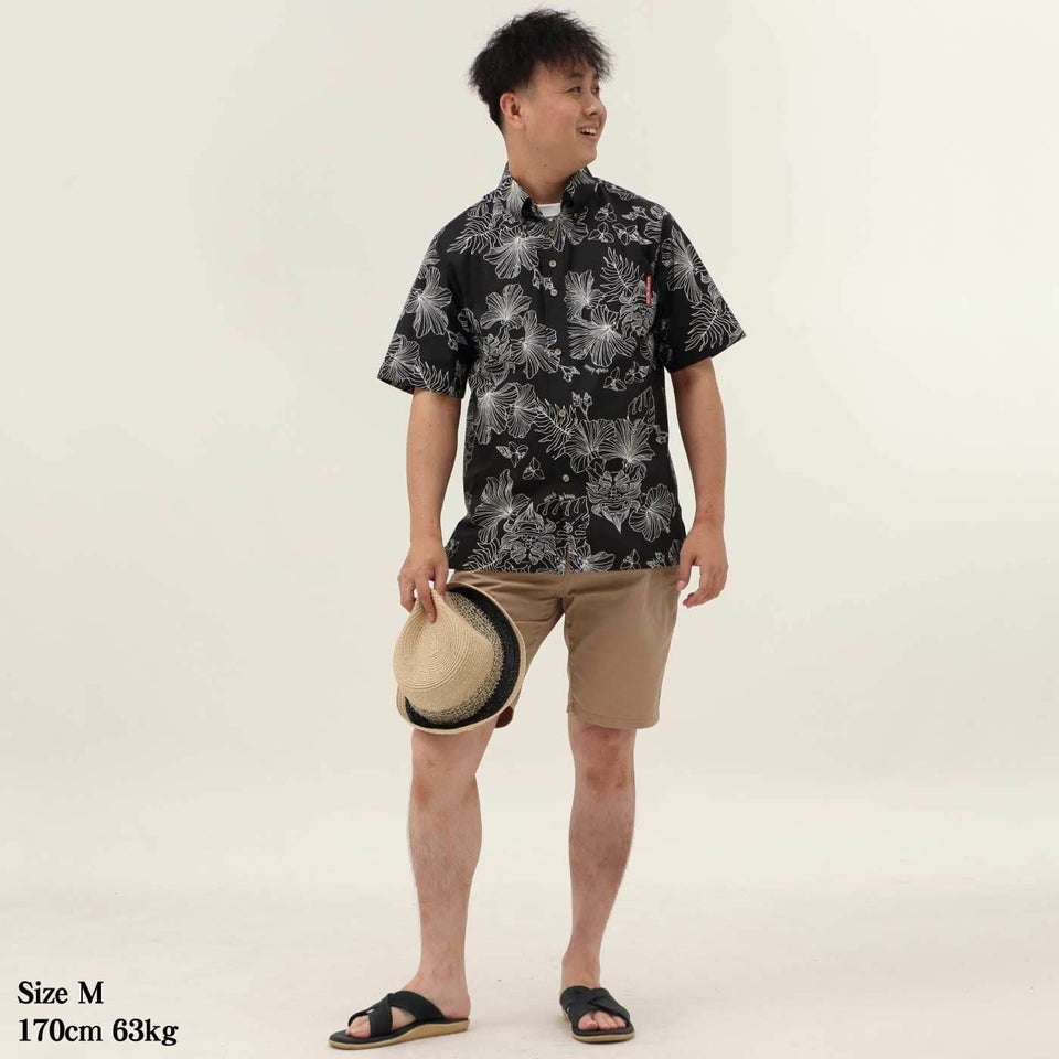 かりゆしウェアモデル着用画像