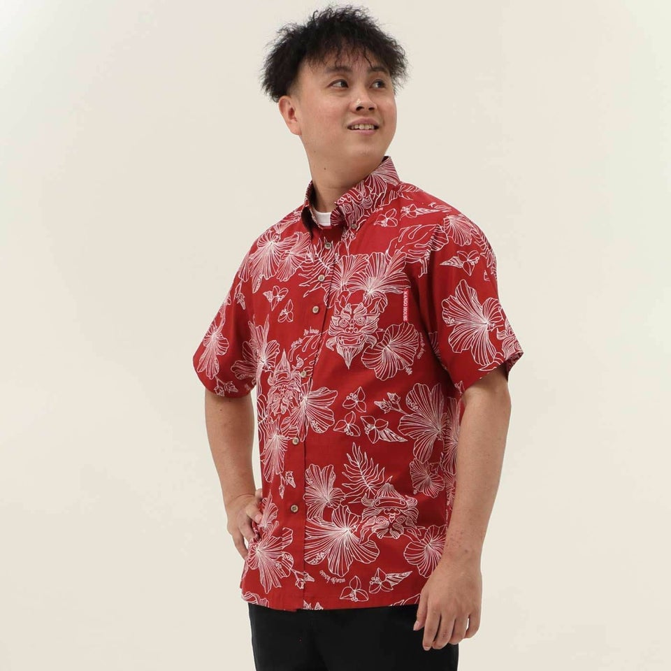 かりゆしウェアモデル着用画像