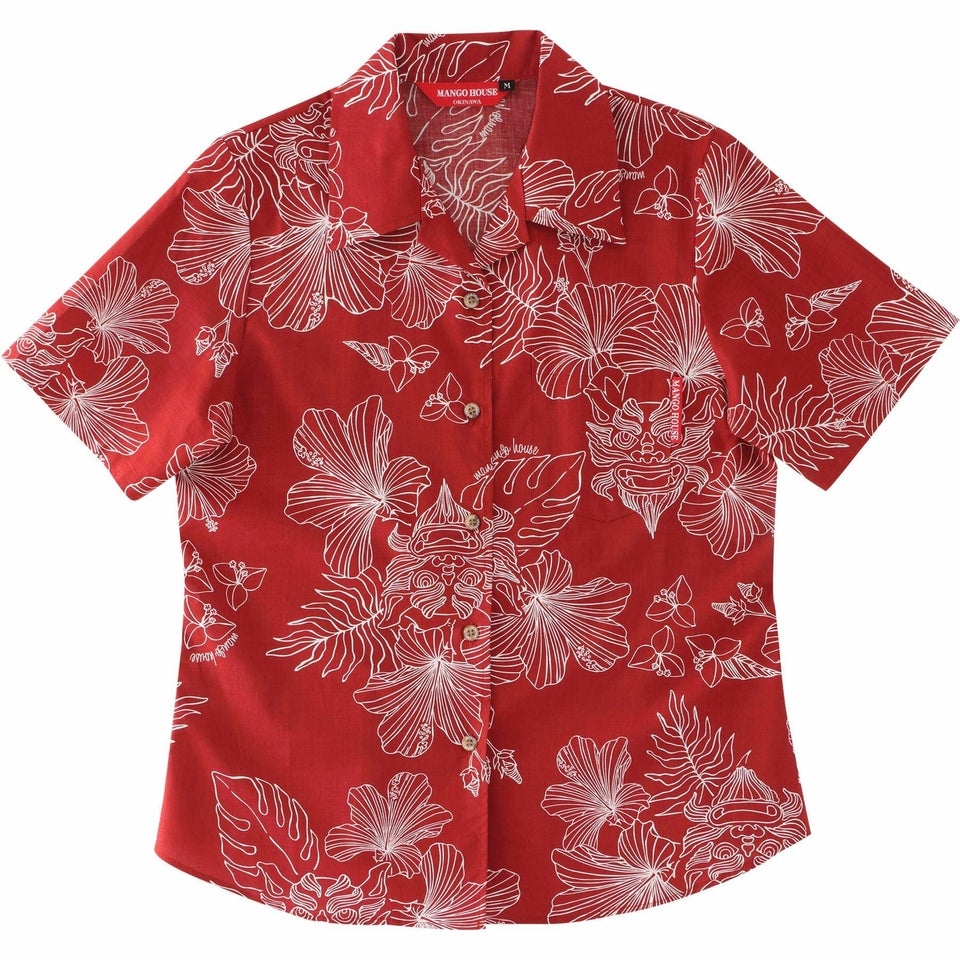 かりゆしウェア　サムネイル画像　レッド