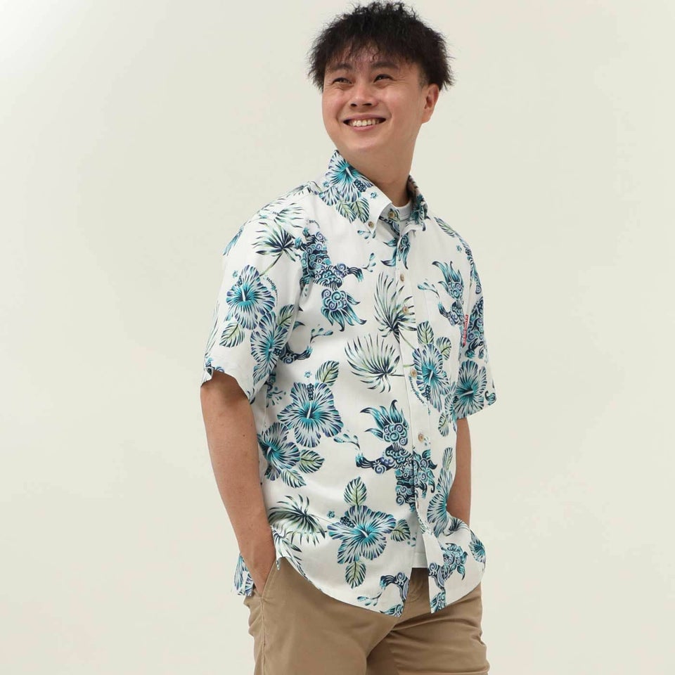 かりゆしウェアモデル着用画像