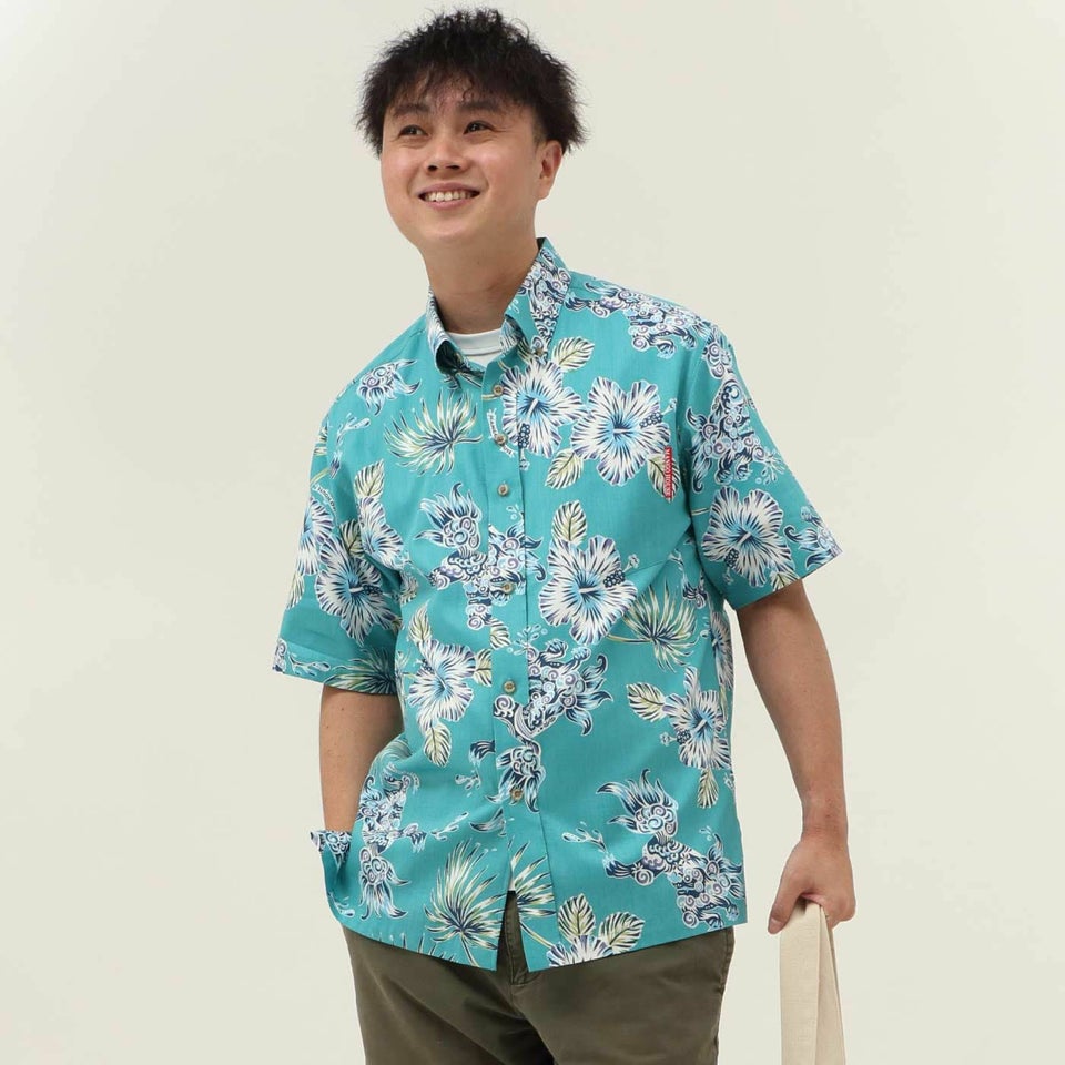 かりゆしウェアモデル着用画像