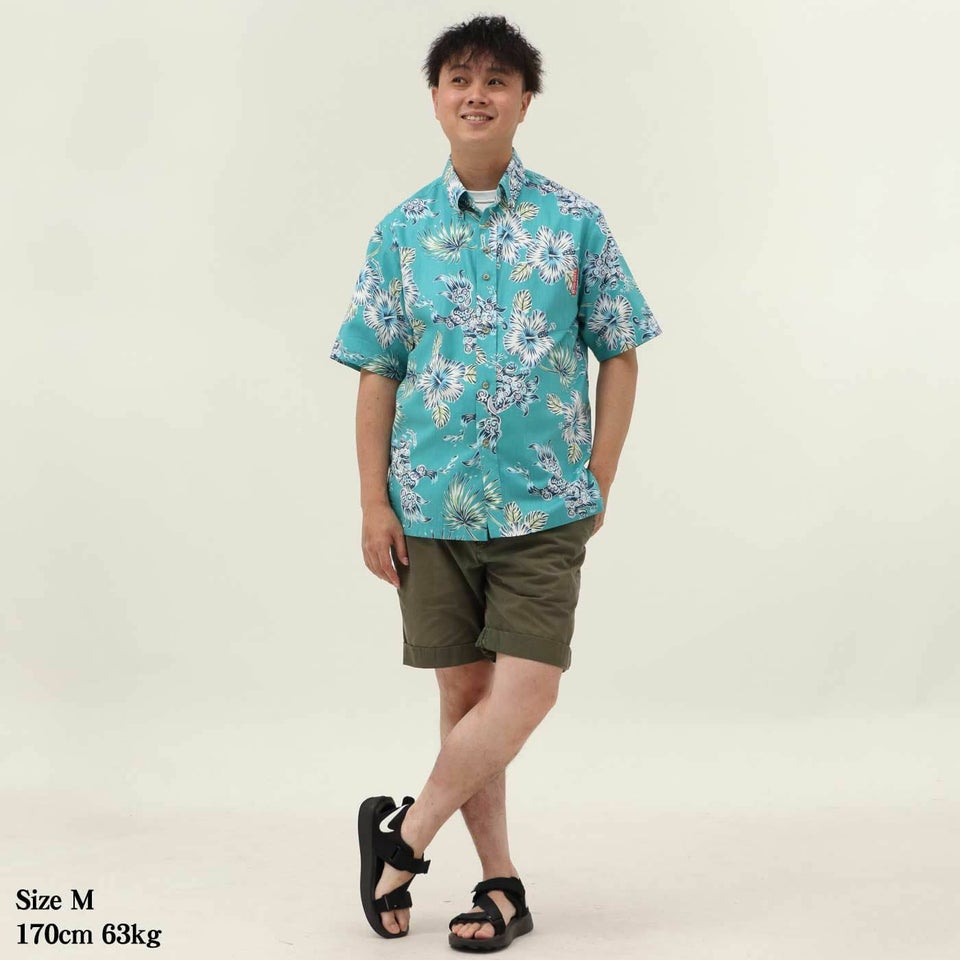 かりゆしウェアモデル着用画像