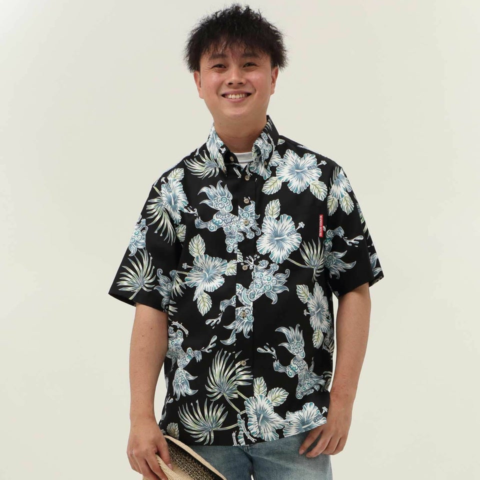 かりゆしウェアモデル着用画像