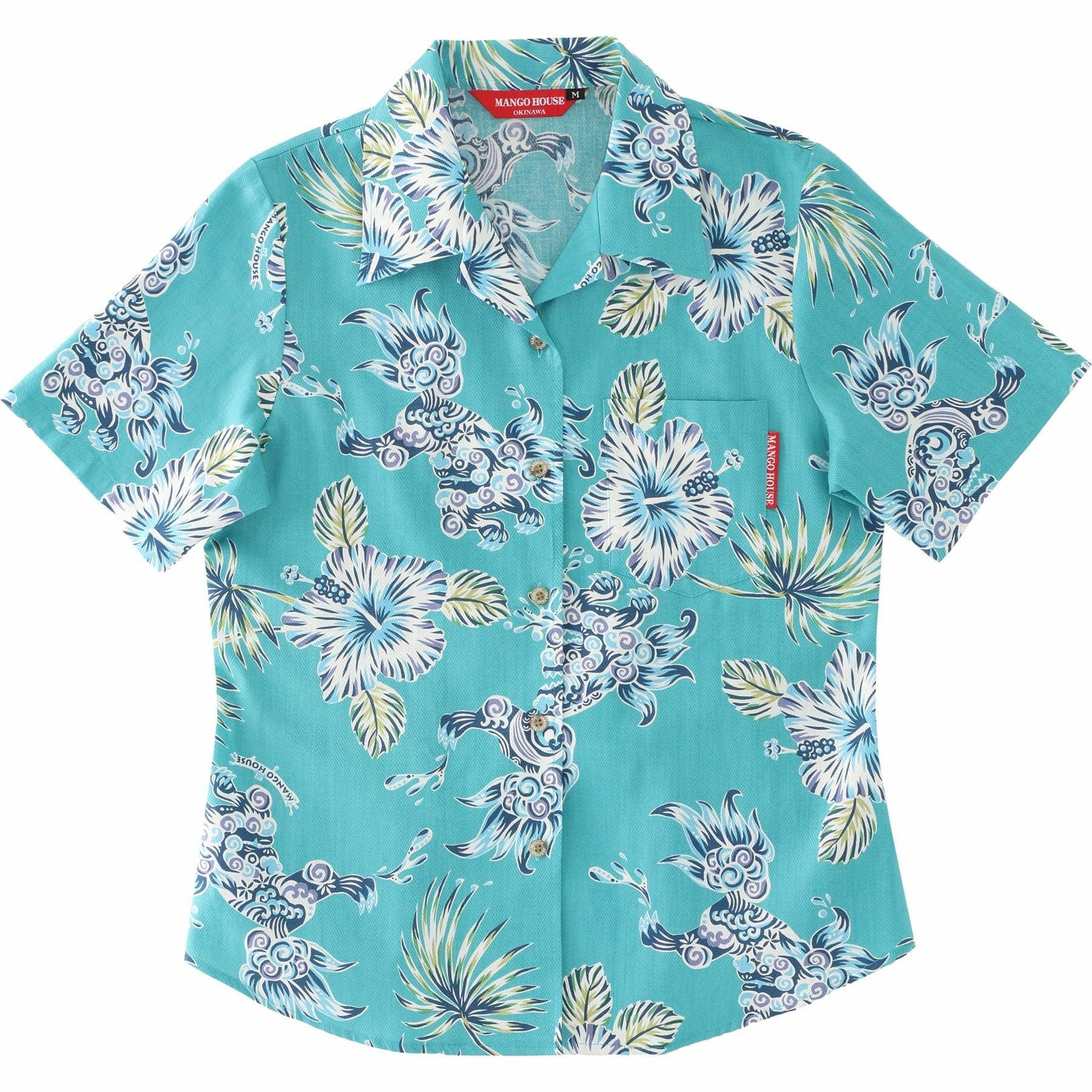 かりゆしウェア　サムネイル画像　ターコイズブルー