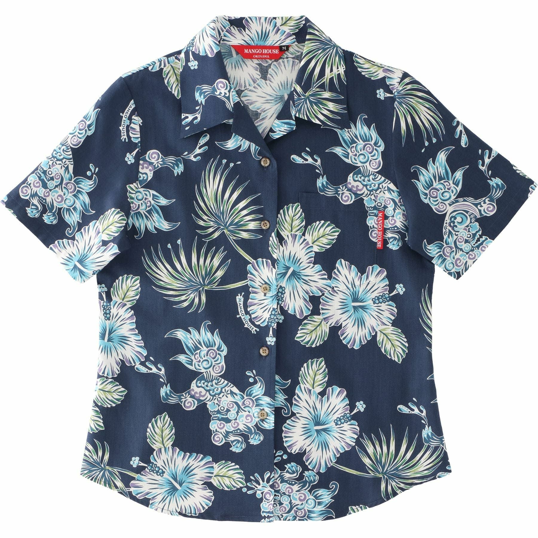 かりゆしウェア　サムネイル画像　ネイビー