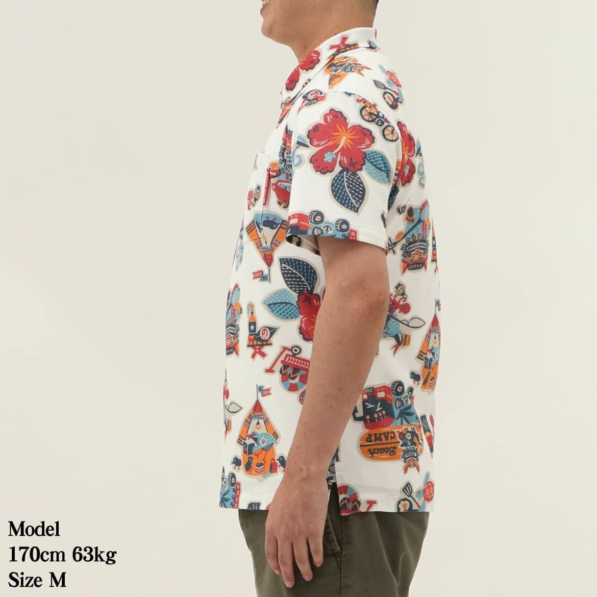 かりゆしウェアモデル着用画像