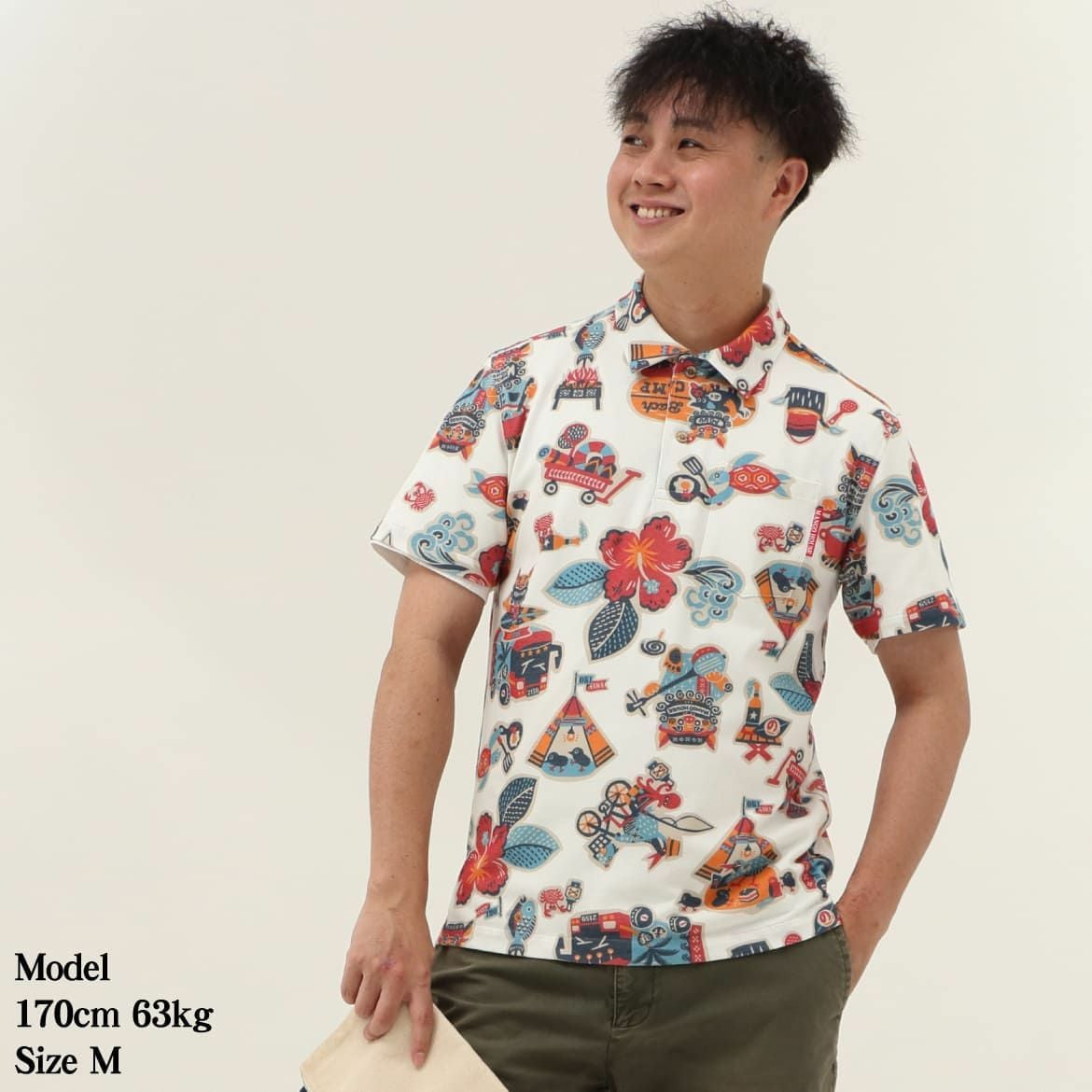 かりゆしウェアモデル着用画像