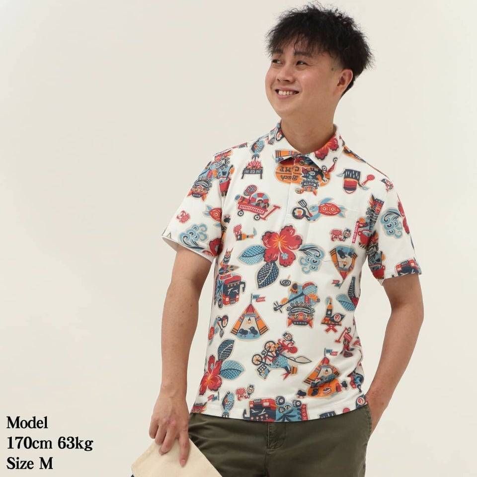 かりゆしウェアモデル着用画像