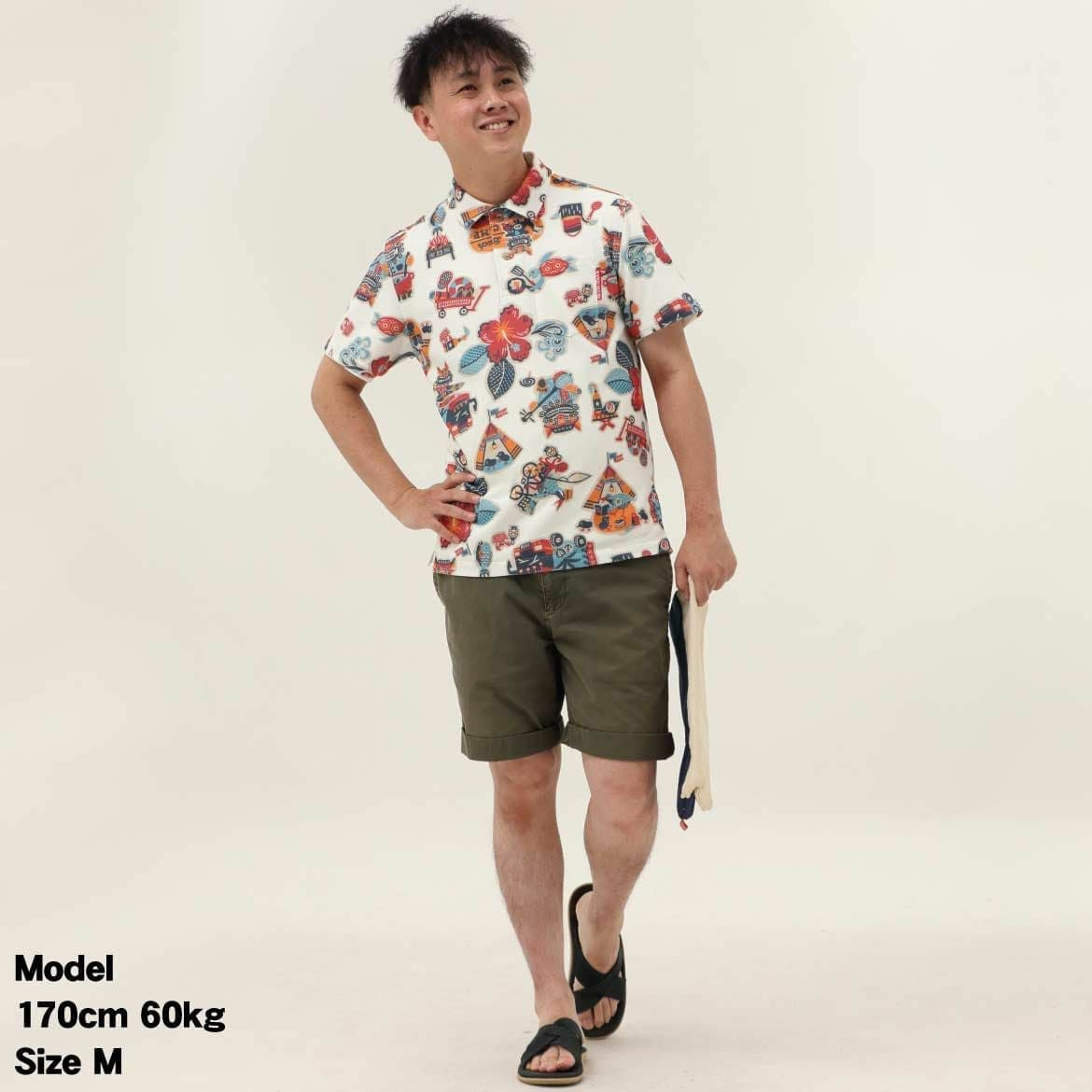 かりゆしウェアモデル着用画像