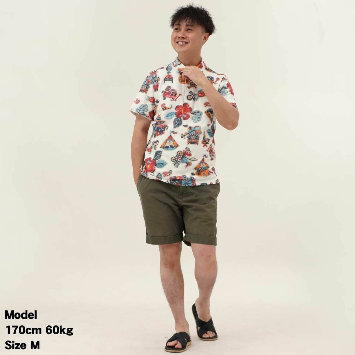 かりゆしウェアモデル着用画像