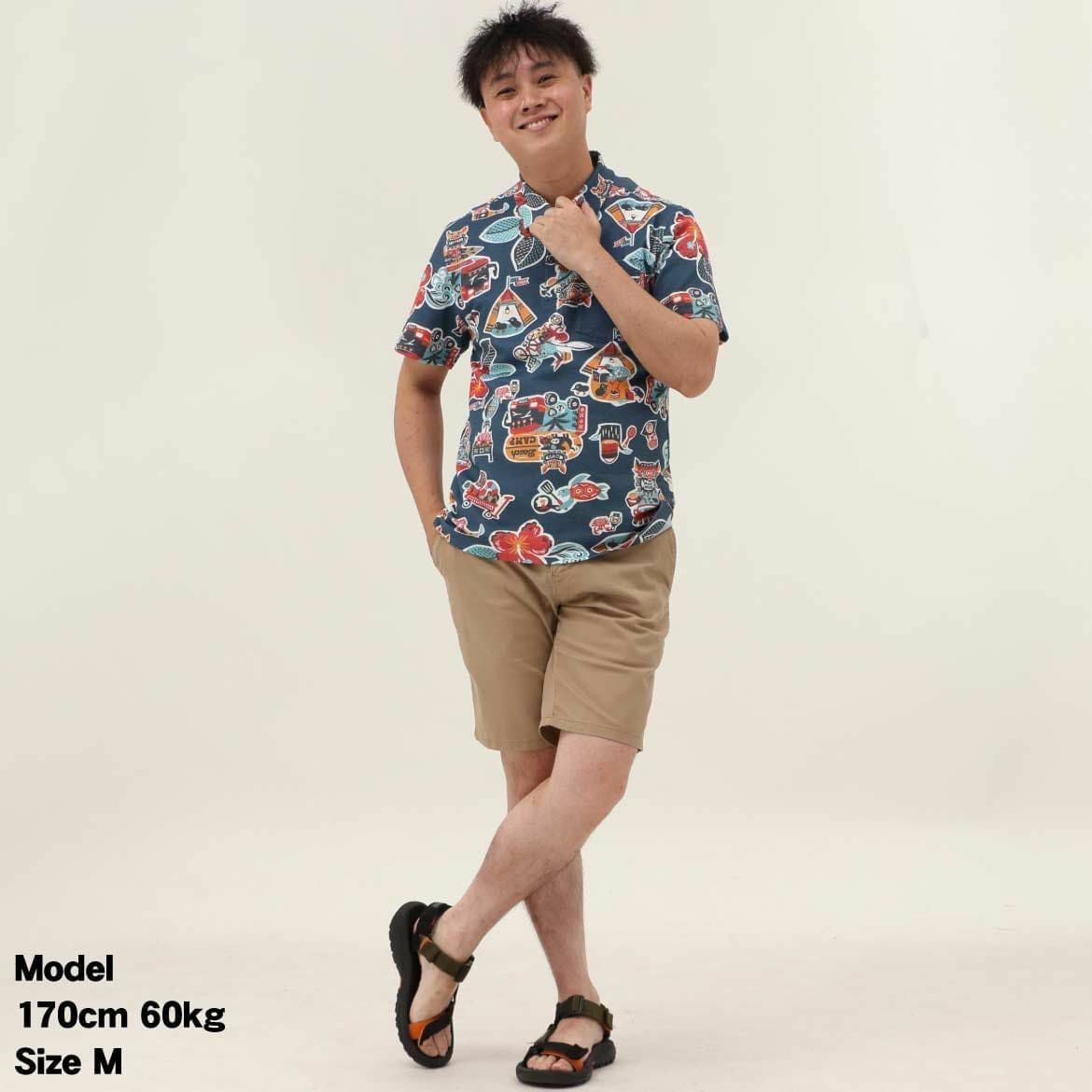 かりゆしウェアモデル着用画像