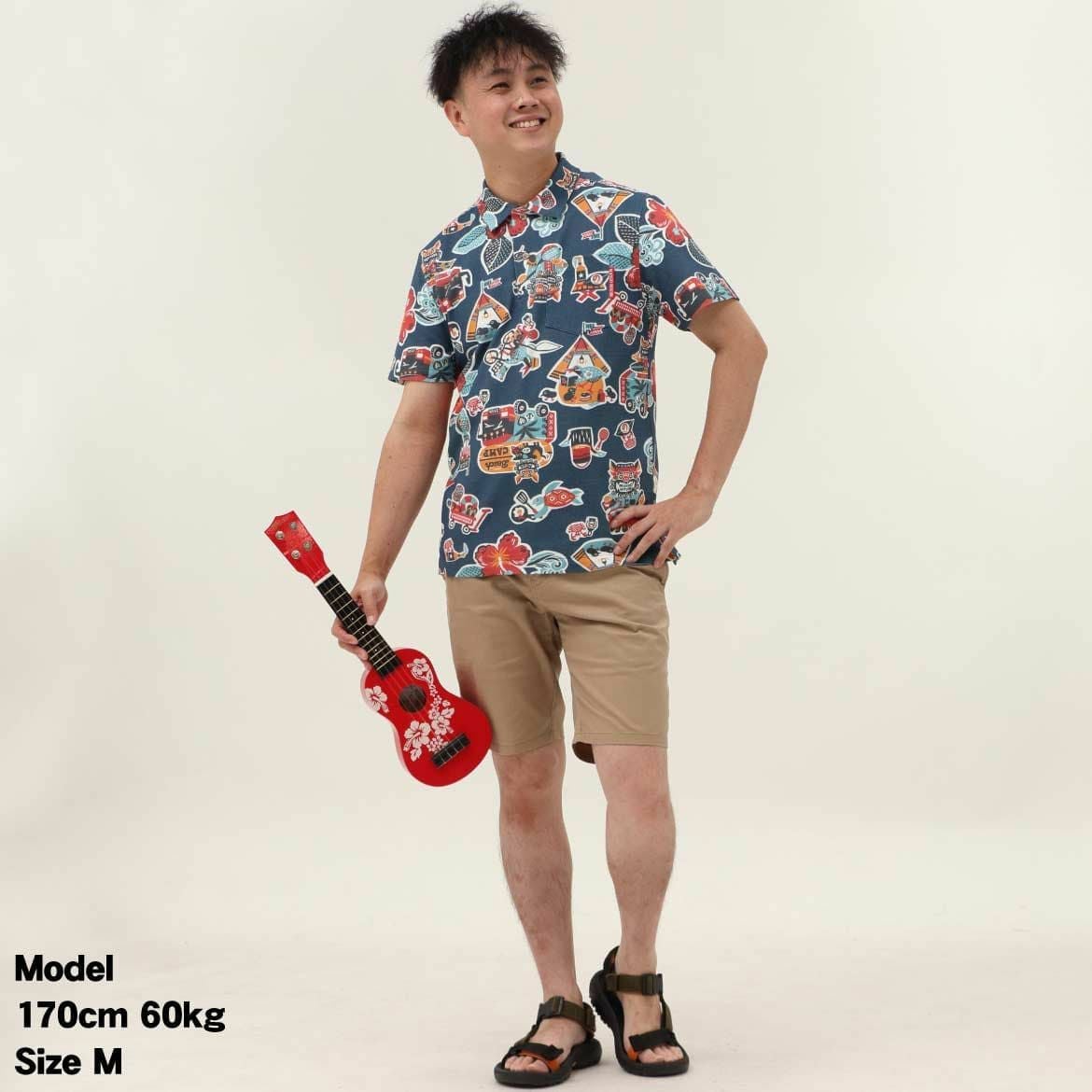 かりゆしウェアモデル着用画像