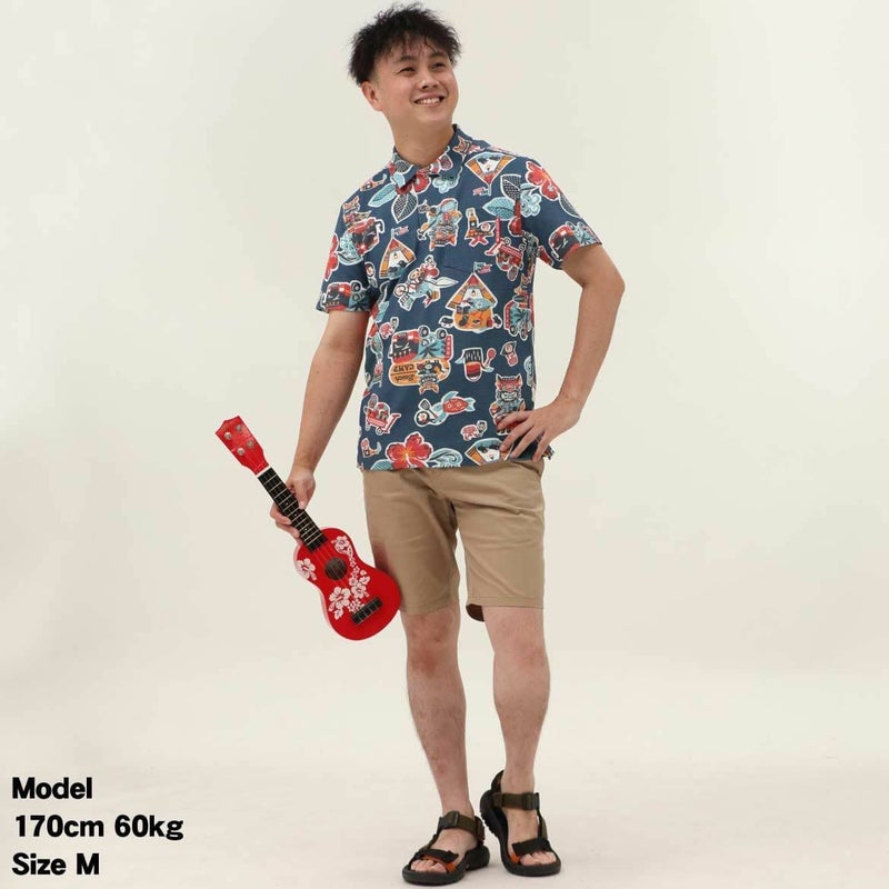 かりゆしウェアモデル着用画像