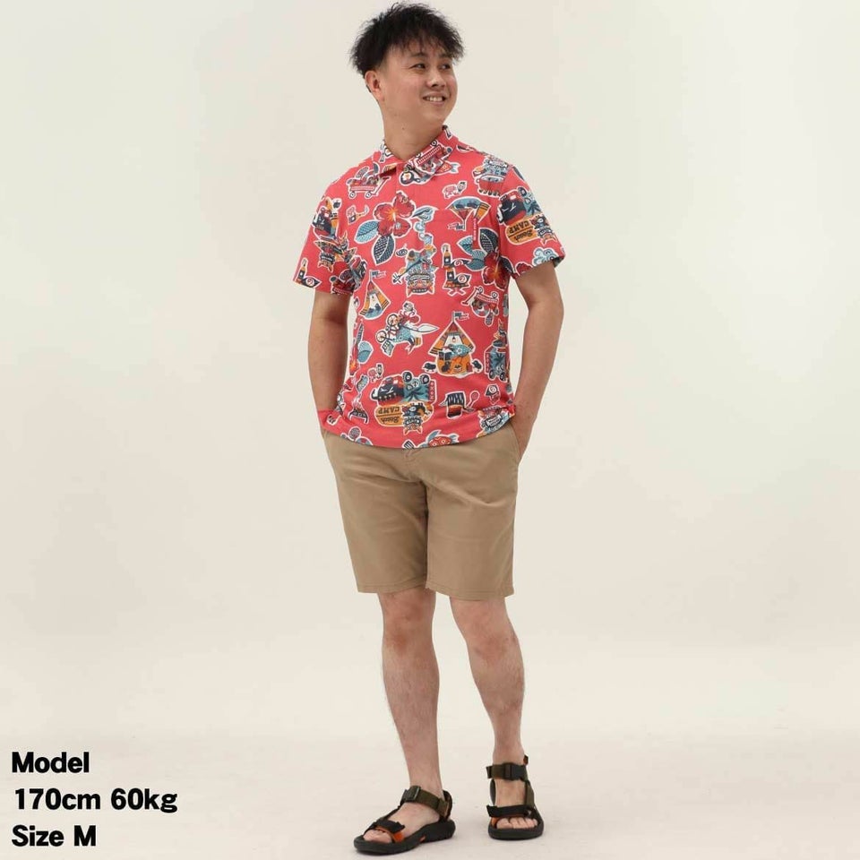 かりゆしウェアモデル着用画像