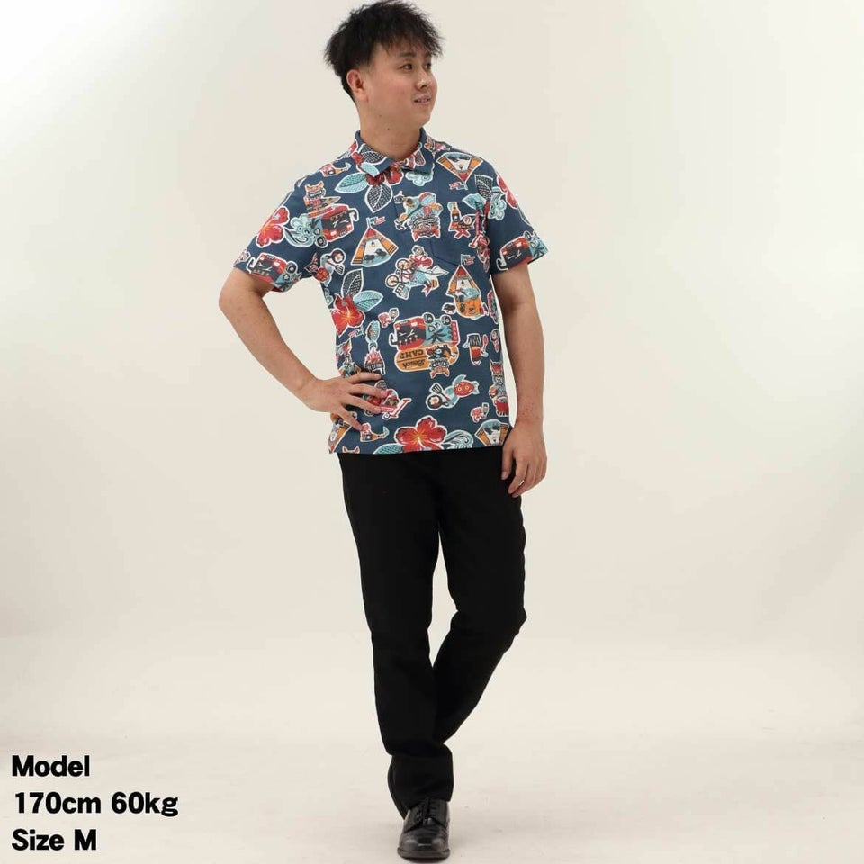 かりゆしウェアモデル着用画像