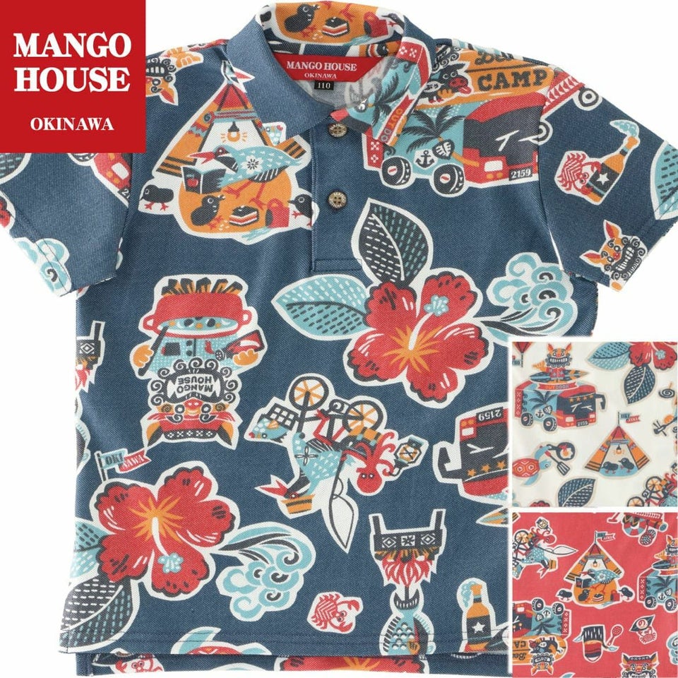 かりゆしポロシャツ　サムネイル画像