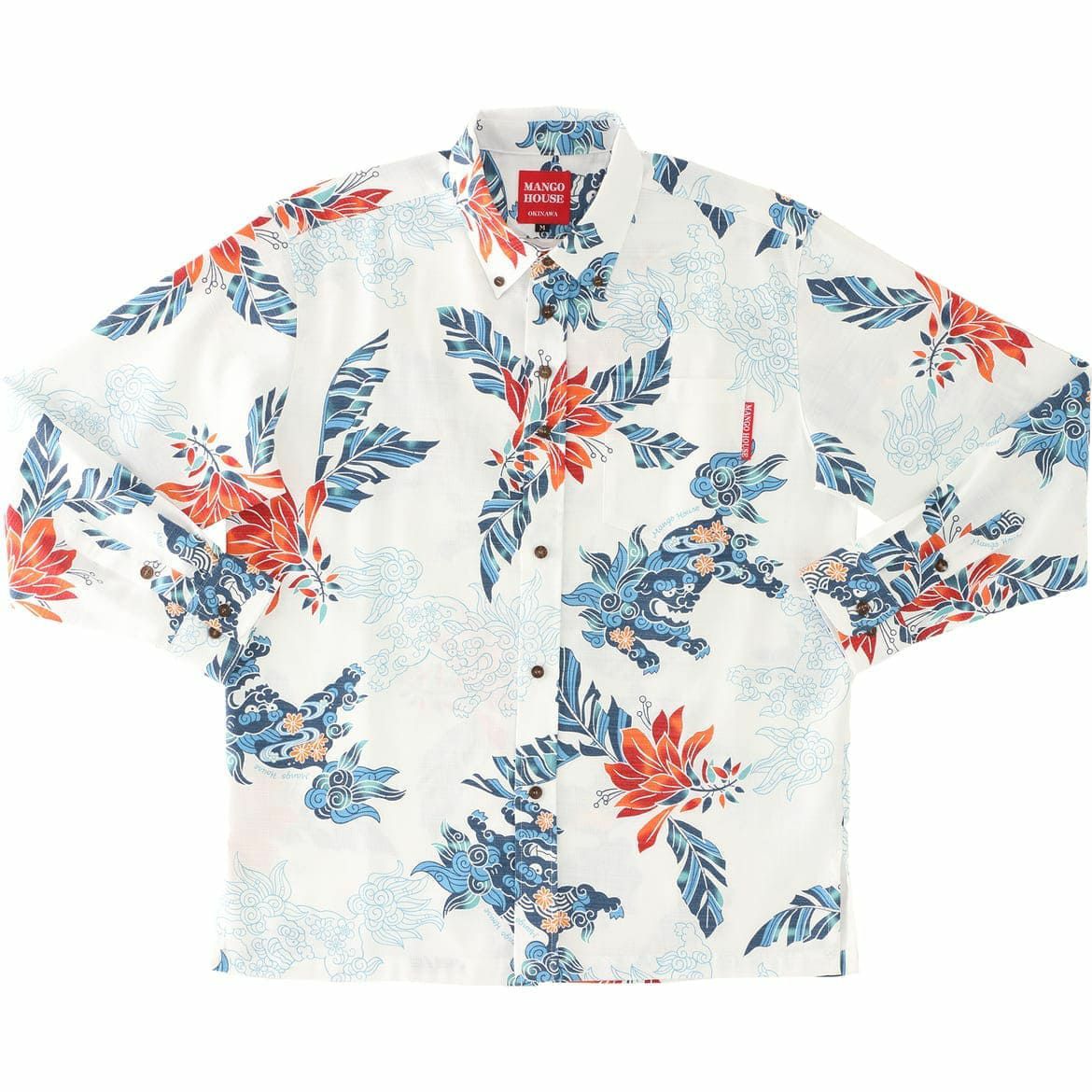 かりゆしウェア　サムネイル画像　オフブルー