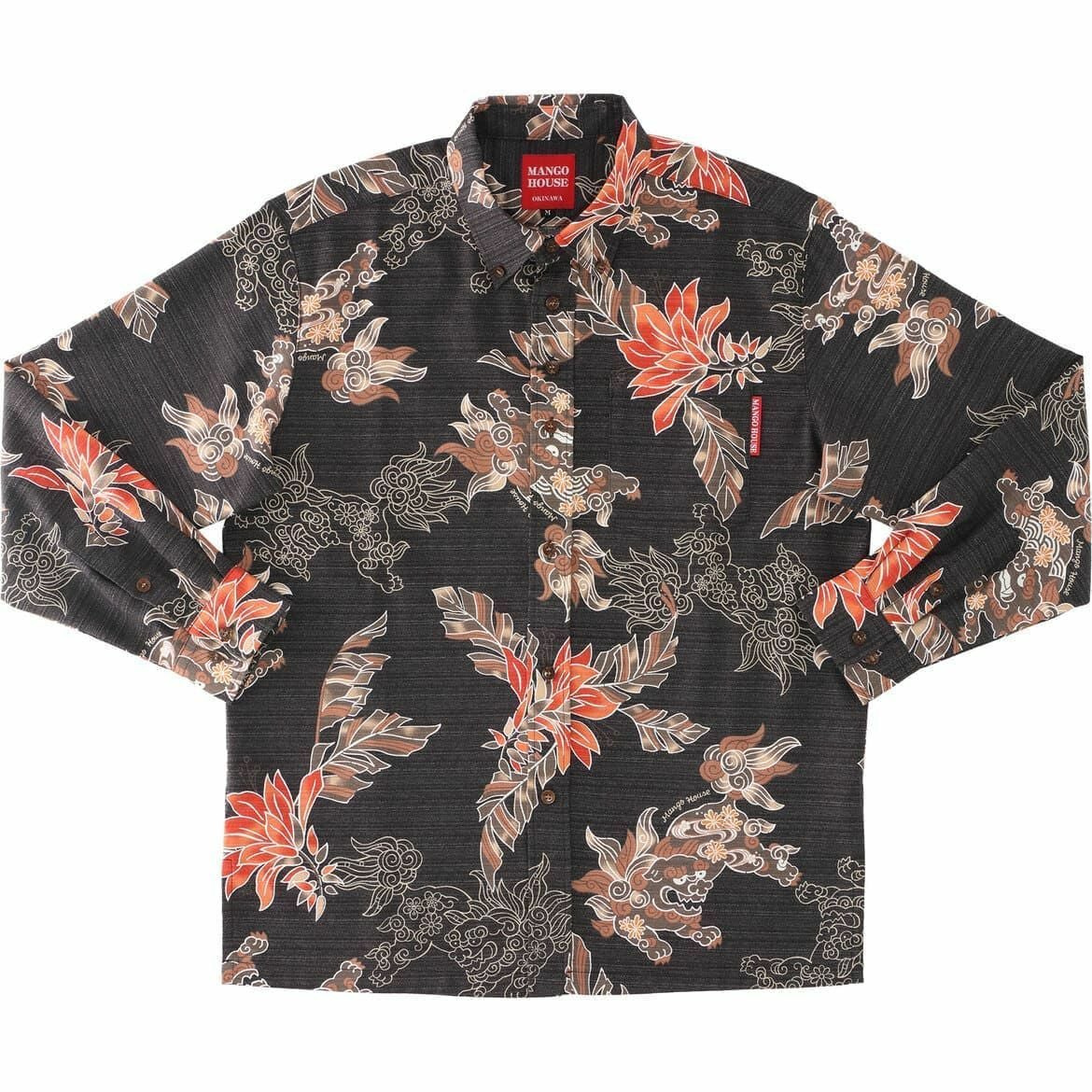 かりゆしウェア　サムネイル画像　ブラック