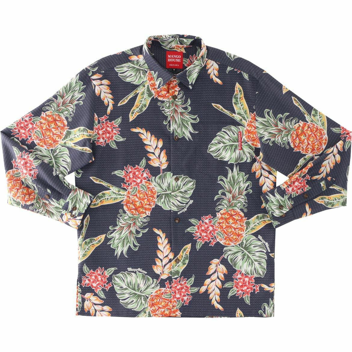 かりゆしウェア　サムネイル画像　ネイビー