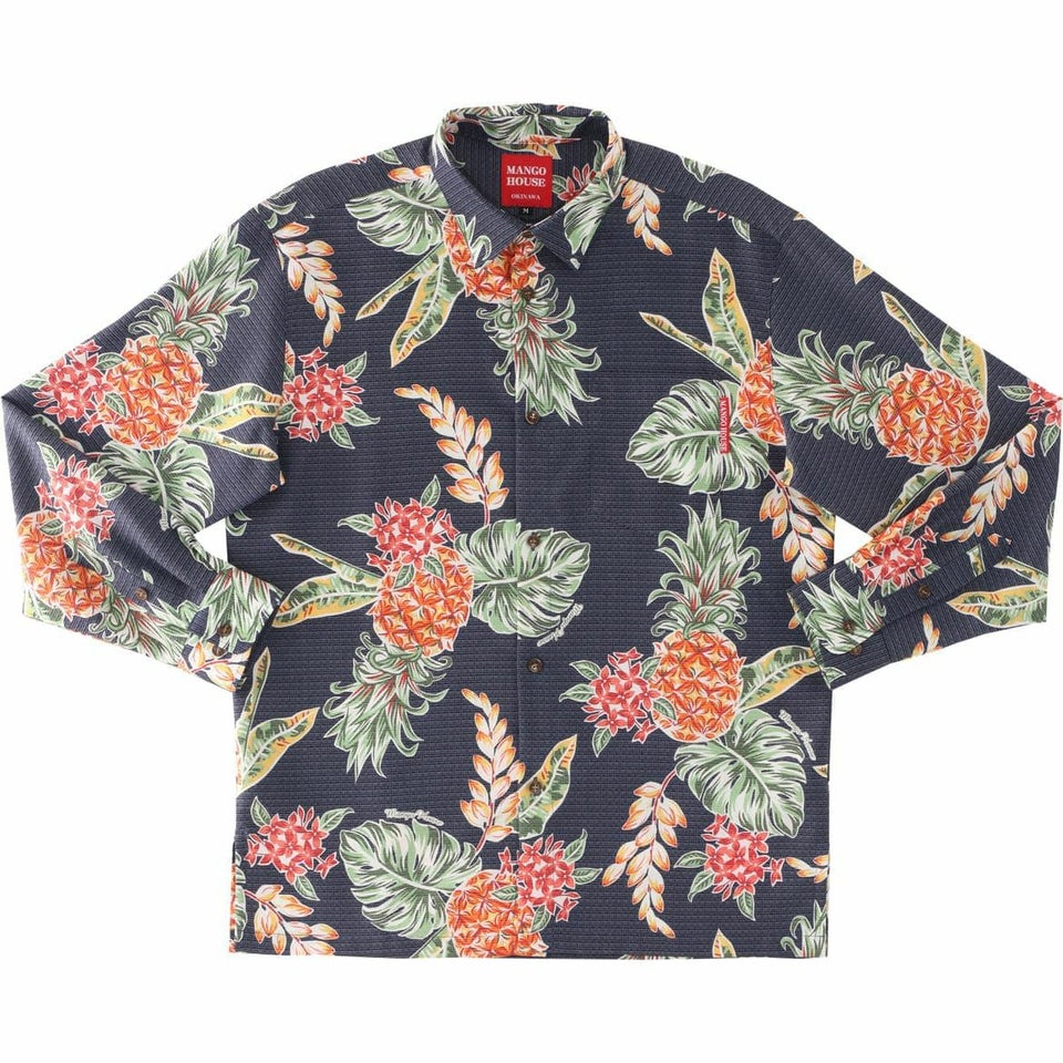 かりゆしウェア　サムネイル画像　ネイビー