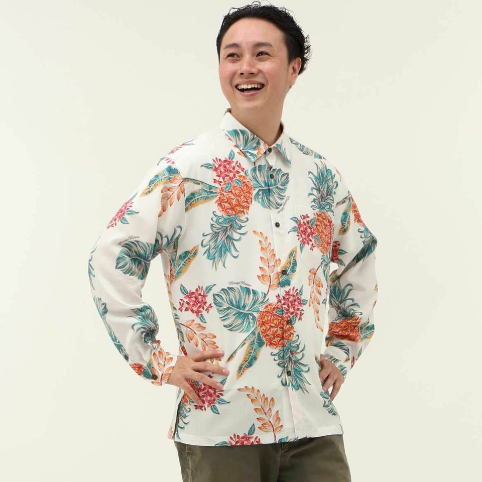 かりゆしウェア　モデル着用画像