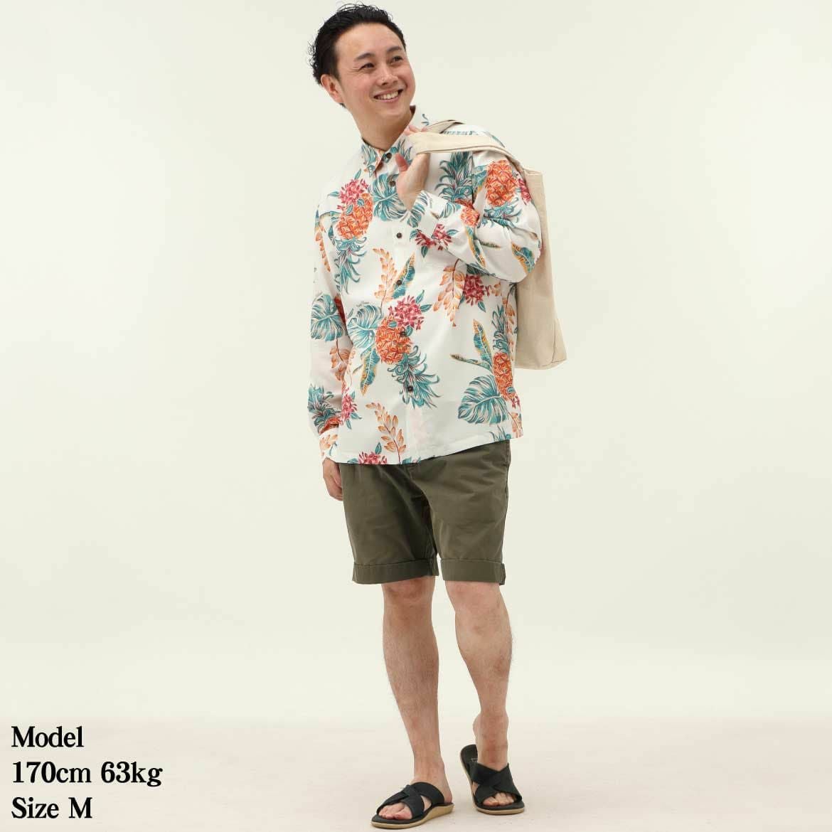 かりゆしウェア　モデル着用画像