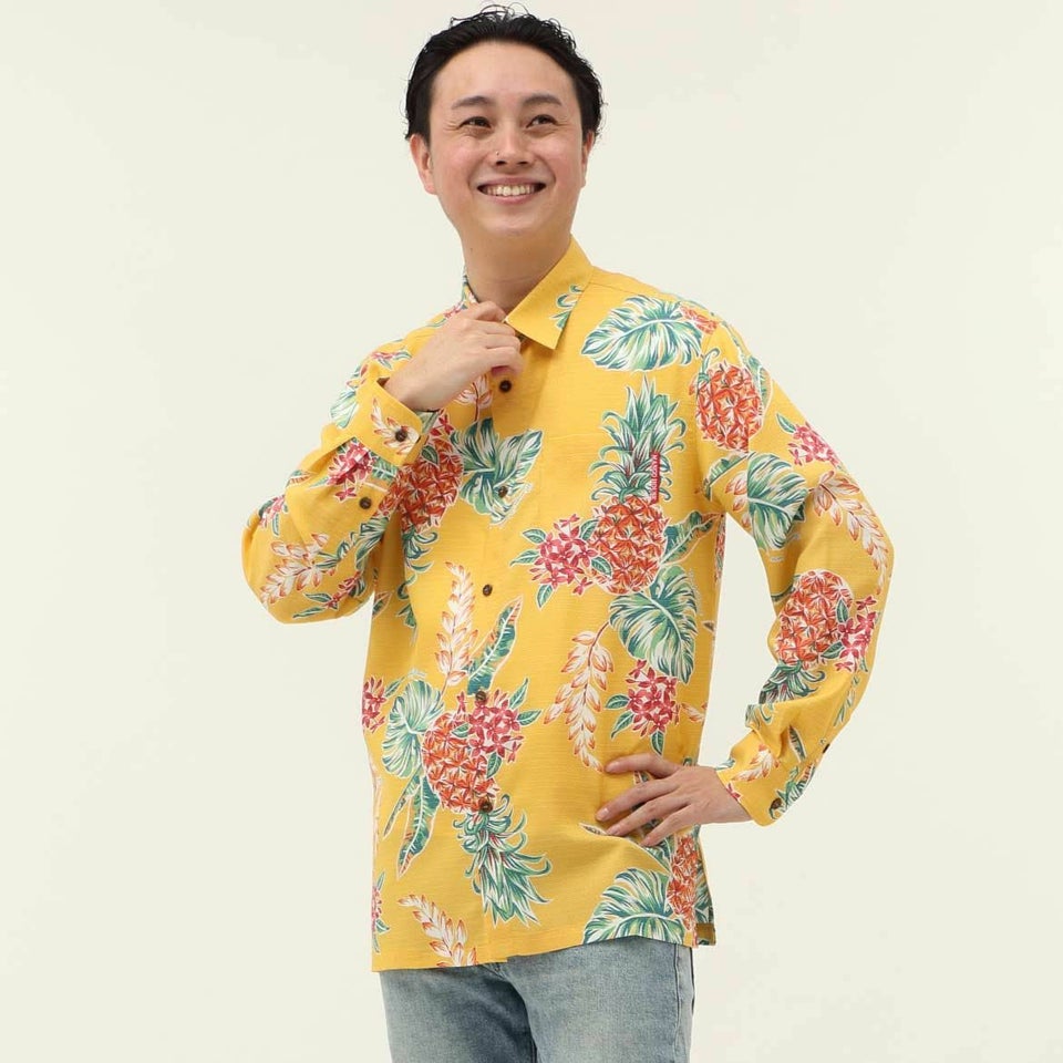 かりゆしウェア　モデル着用画像