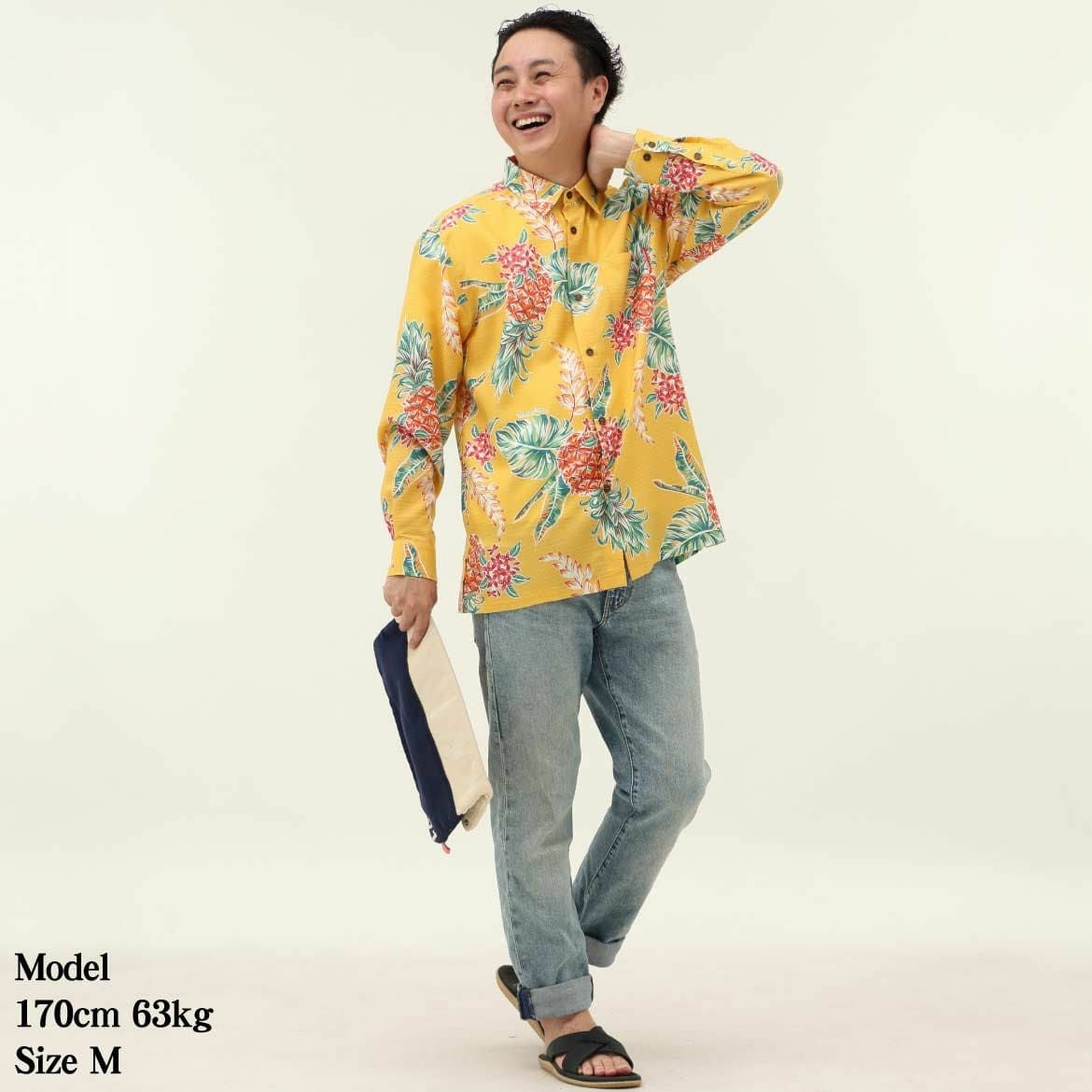 かりゆしウェア　モデル着用画像