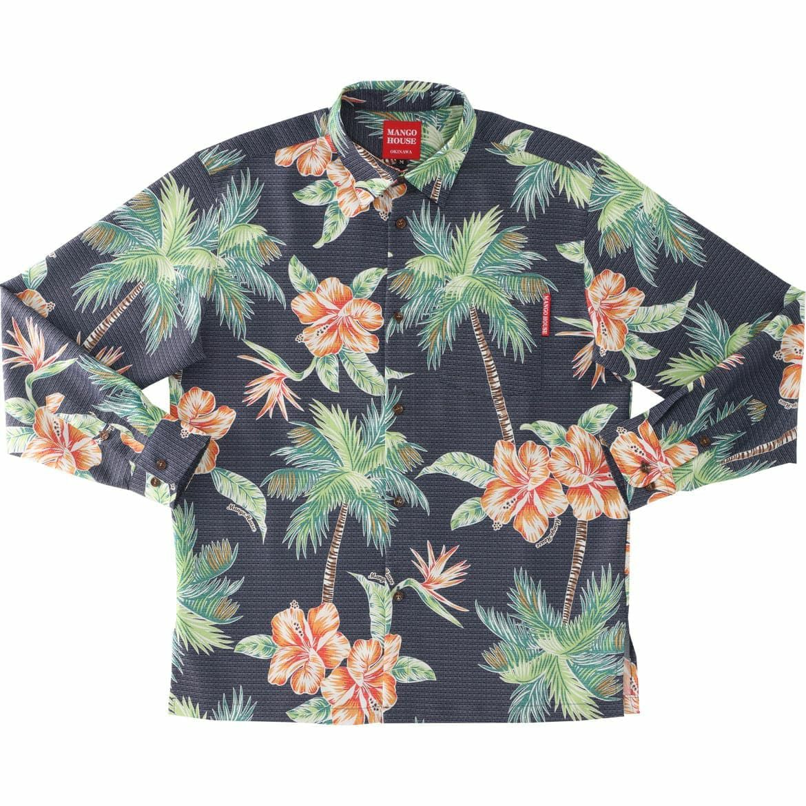 かりゆしウェアサムネイル画像　ネイビー