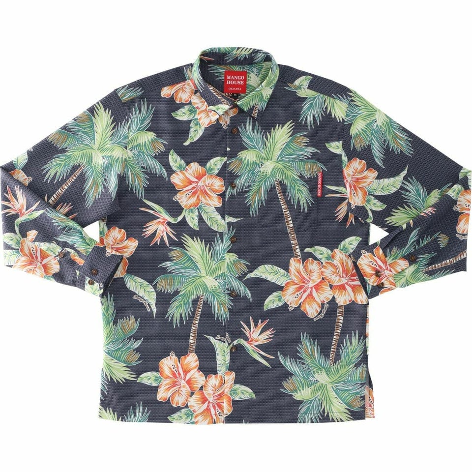 かりゆしウェアサムネイル画像　ネイビー