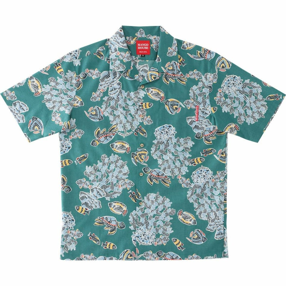 かりゆしウェア　サムネイル画像　グリーン