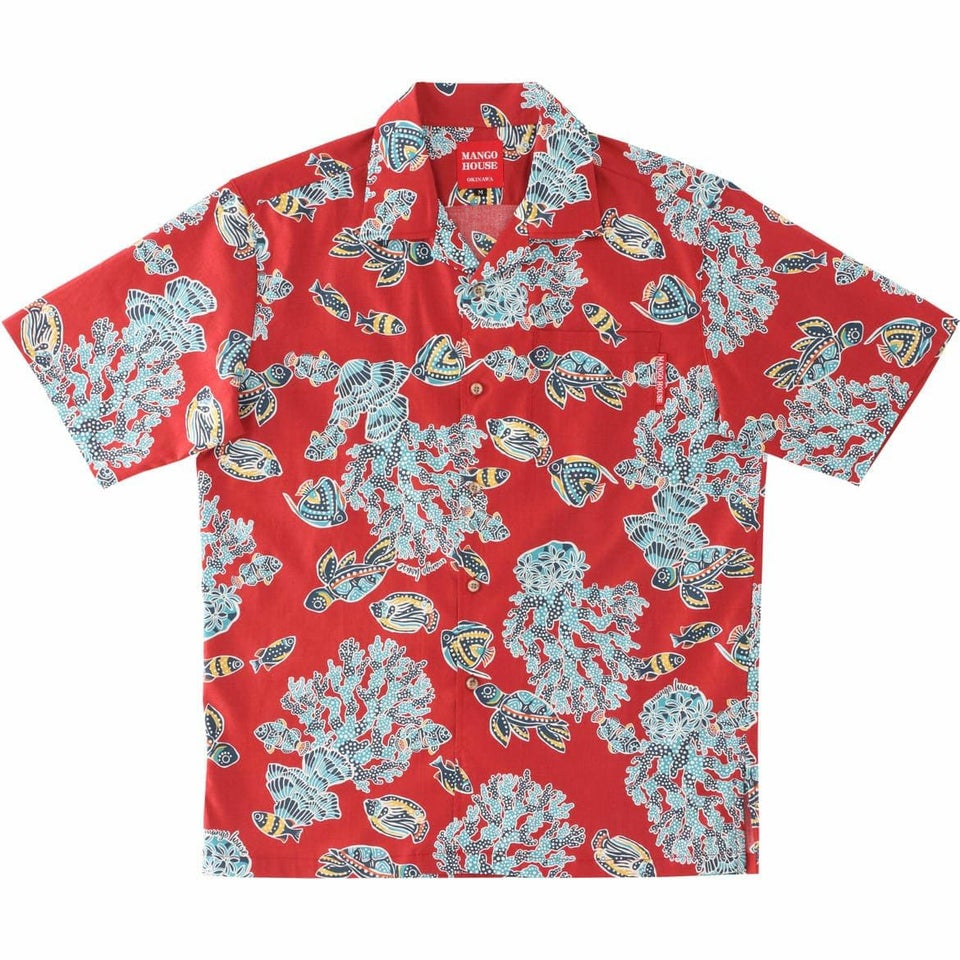 かりゆしウェア　サムネイル画像　レッド