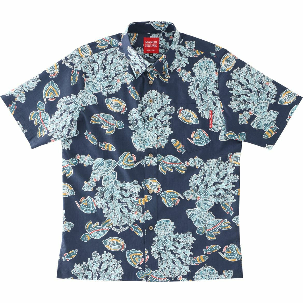 かりゆしウェアサムネイル画像　ネイビー