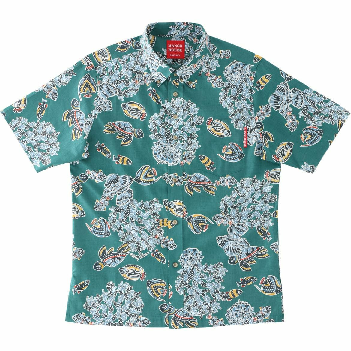 かりゆしウェアサムネイル画像　グリーン