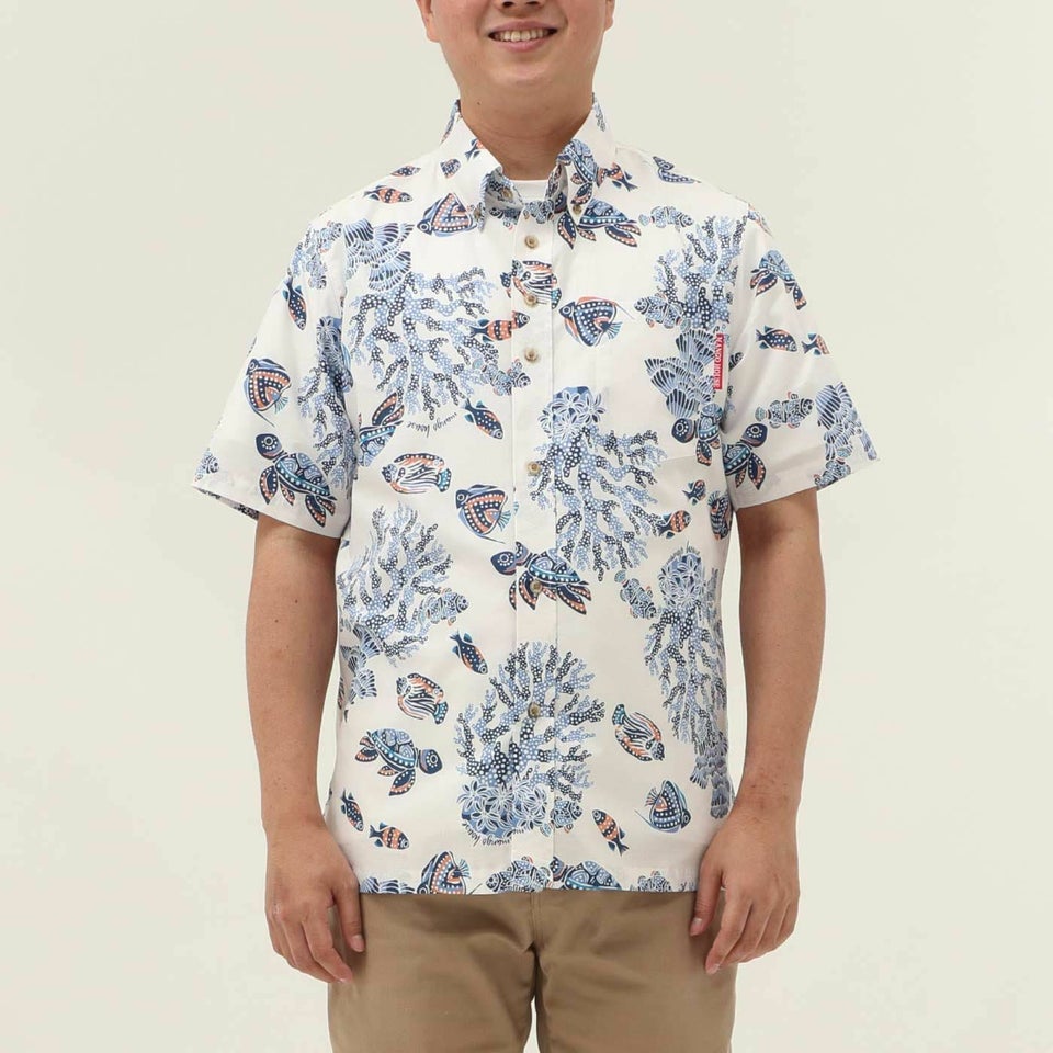 かりゆしウェアモデル着用画像