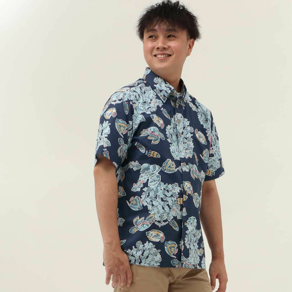 かりゆしウェアモデル着用画像