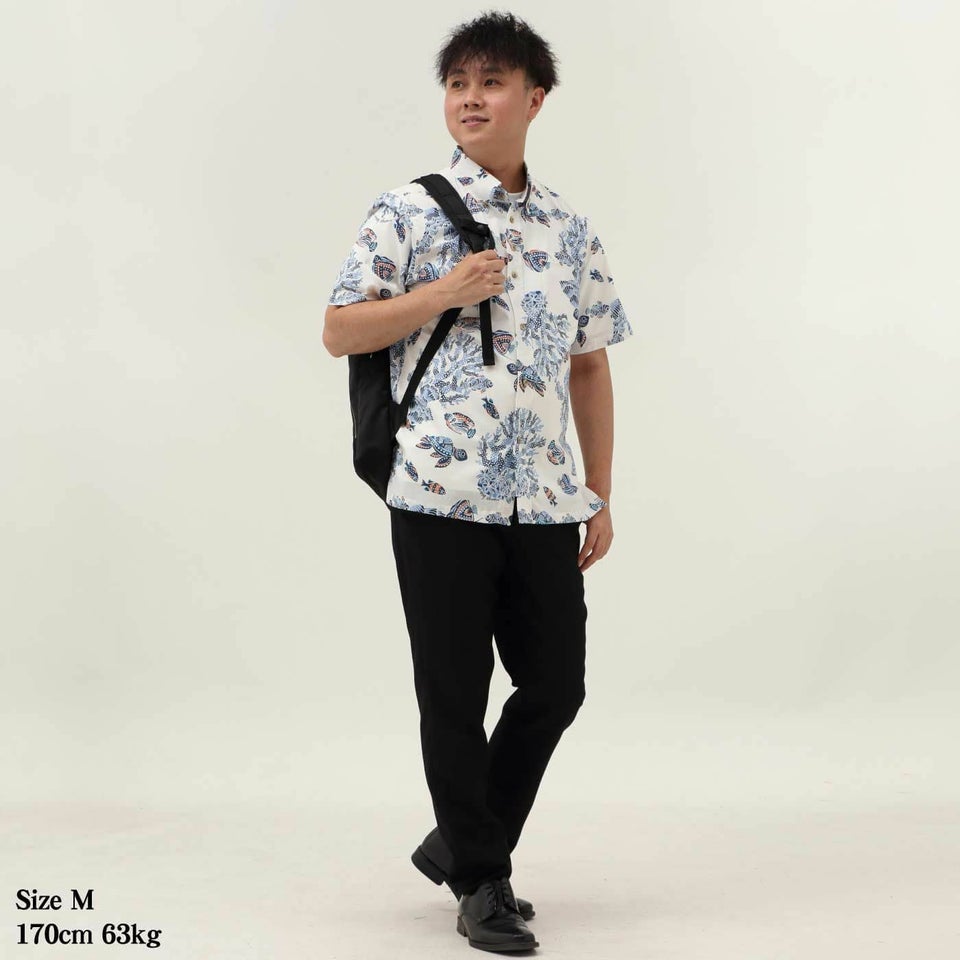 かりゆしウェアモデル着用画像