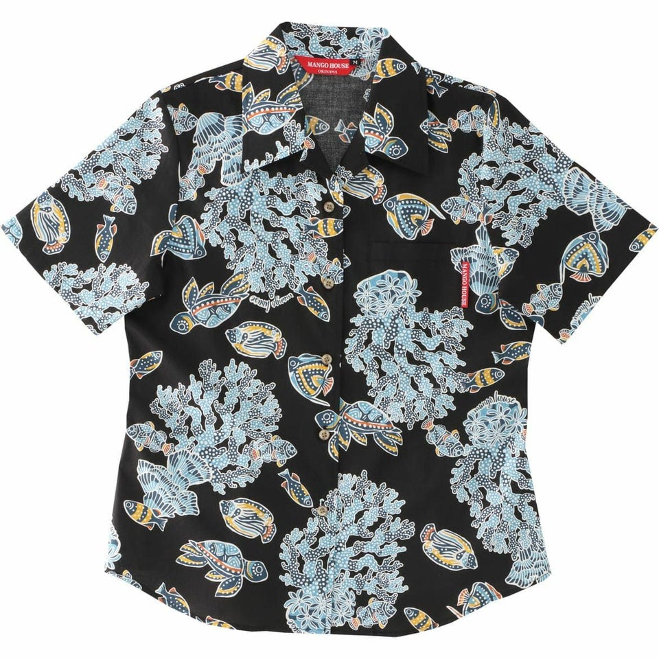 かりゆしウェア　サムネイル画像　ブラック