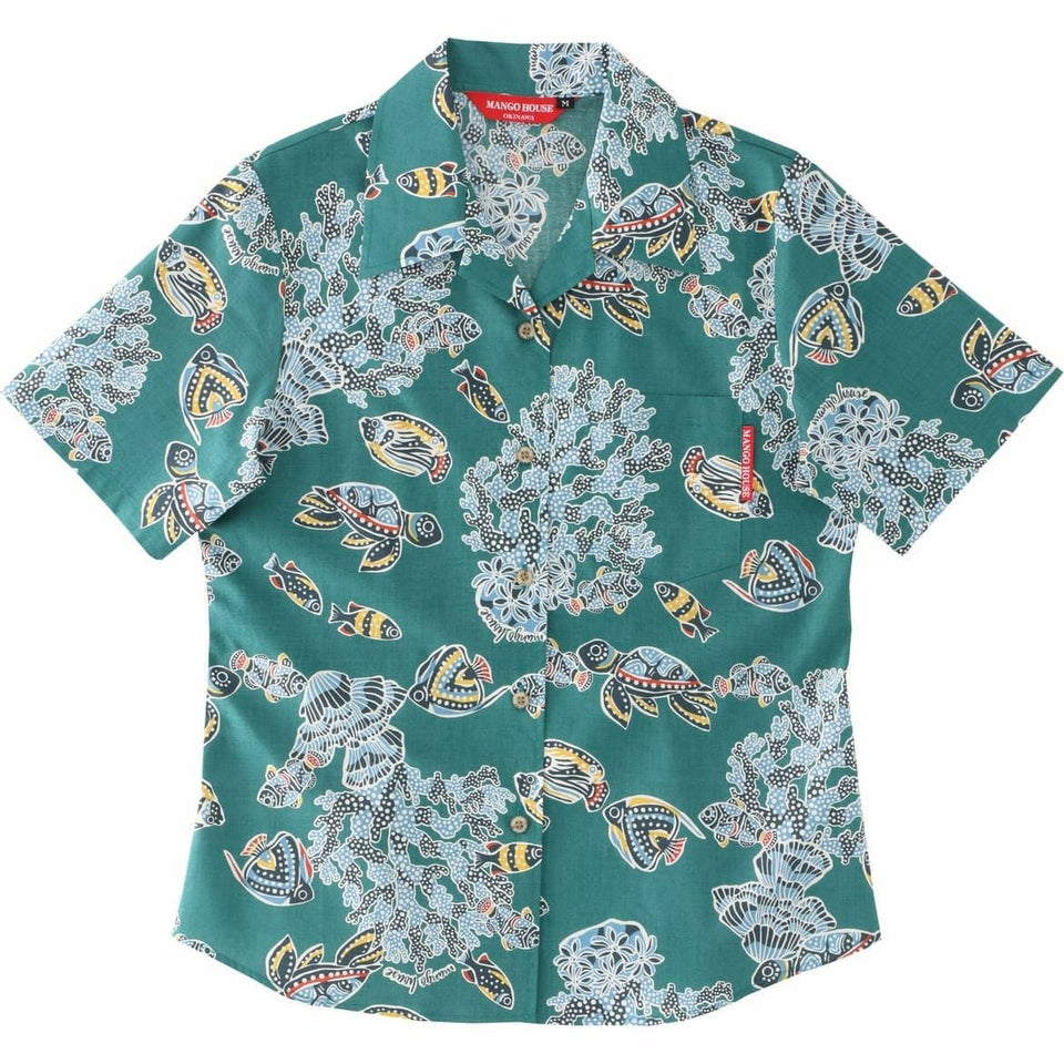 かりゆしウェア　サムネイル画像　グリーン