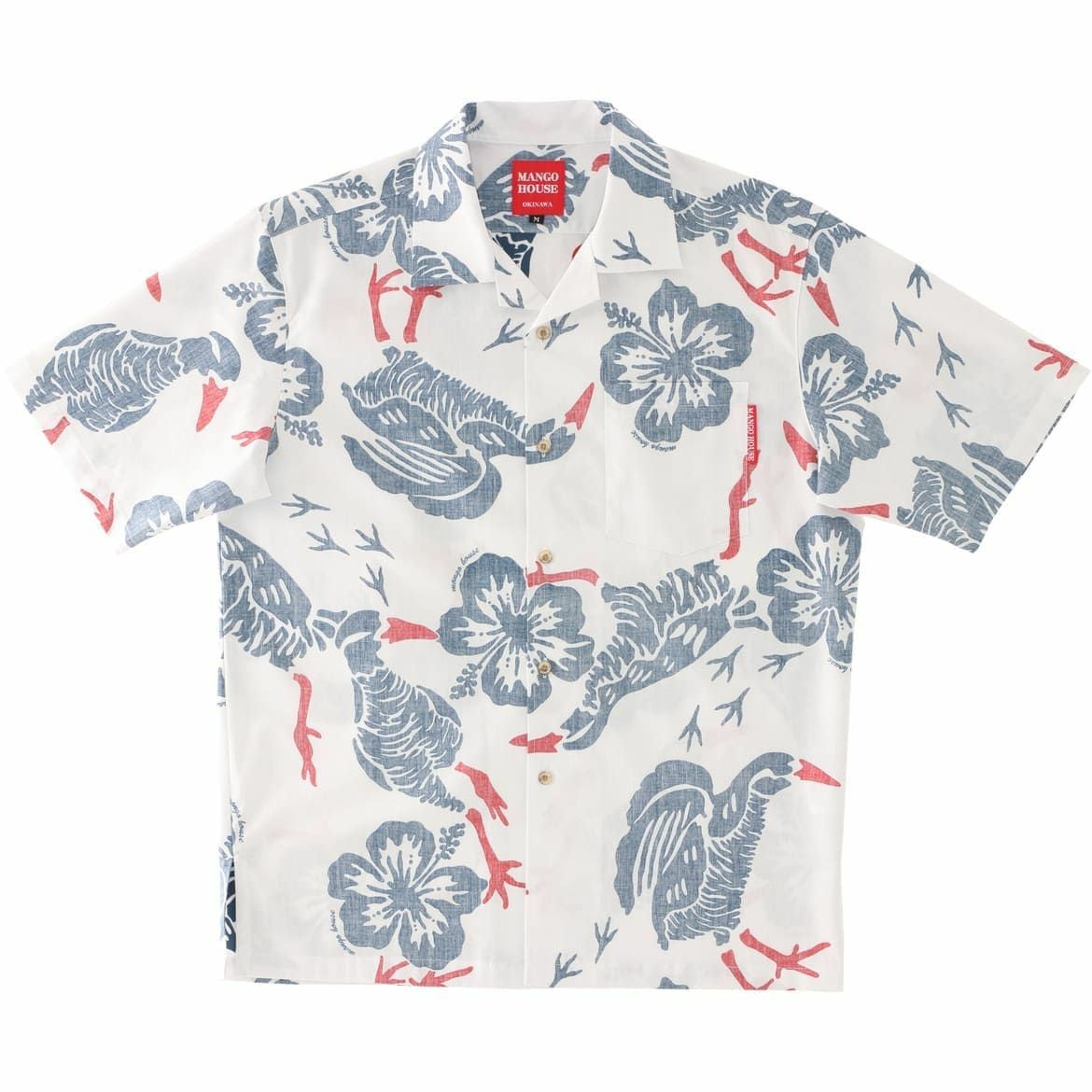 かりゆしウェアサムネイル画像　オフブルー