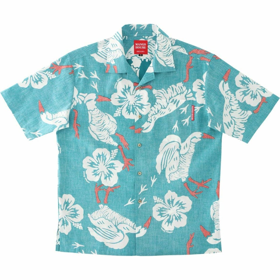 かりゆしウェアサムネイル画像　ターコイズブルー