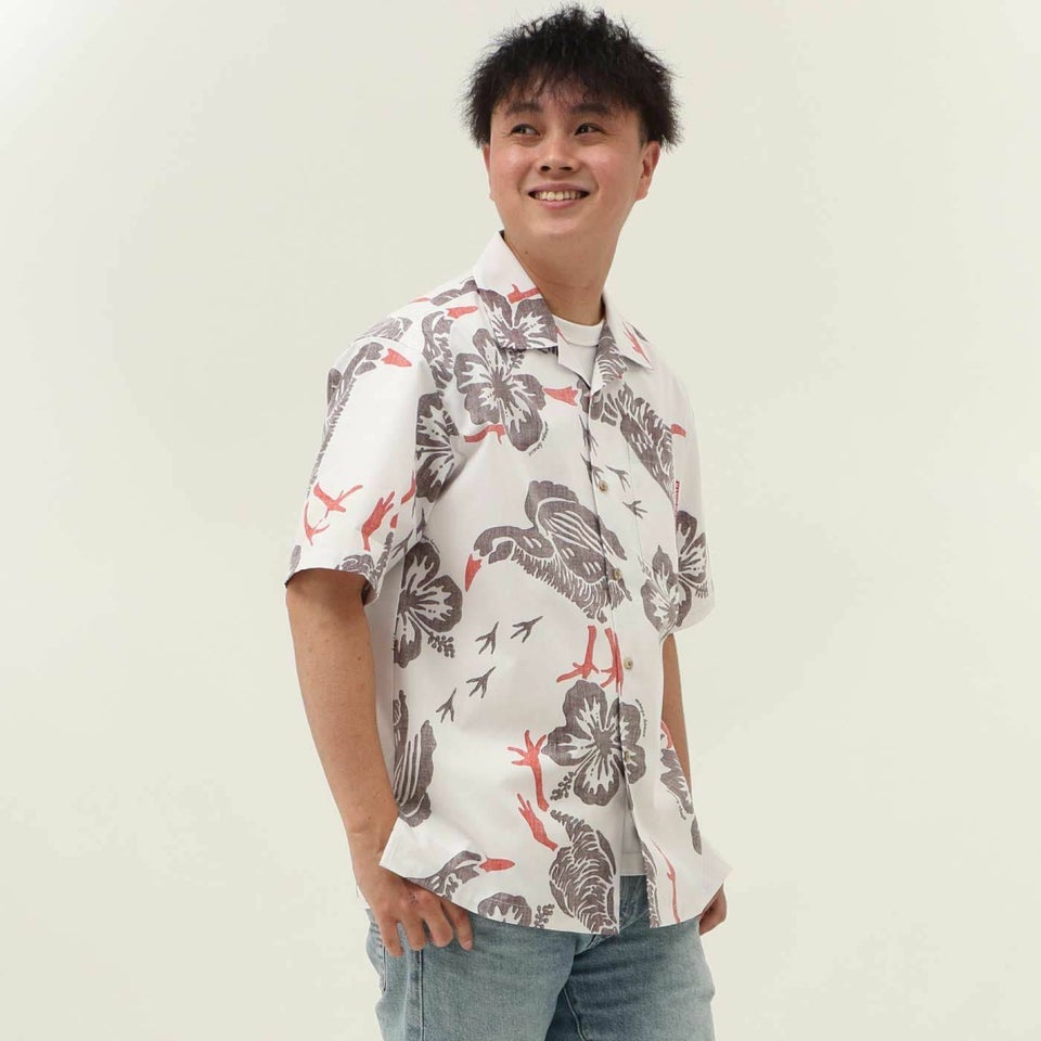 かりゆしウェアモデル着用画像