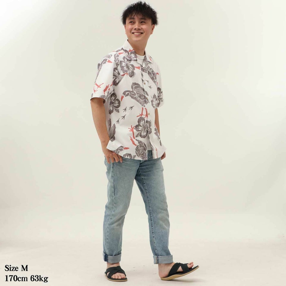 かりゆしウェアモデル着用画像