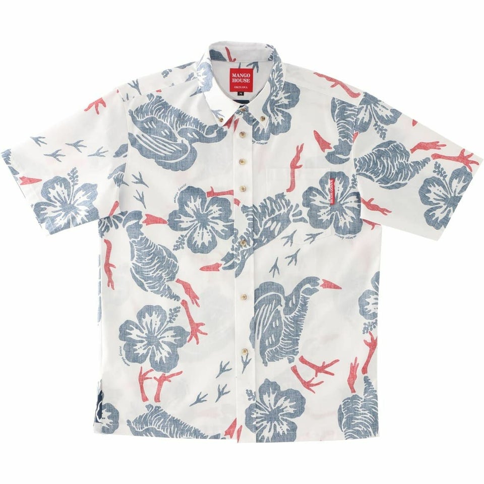 かりゆしウェアサムネイル画像　オフブルー