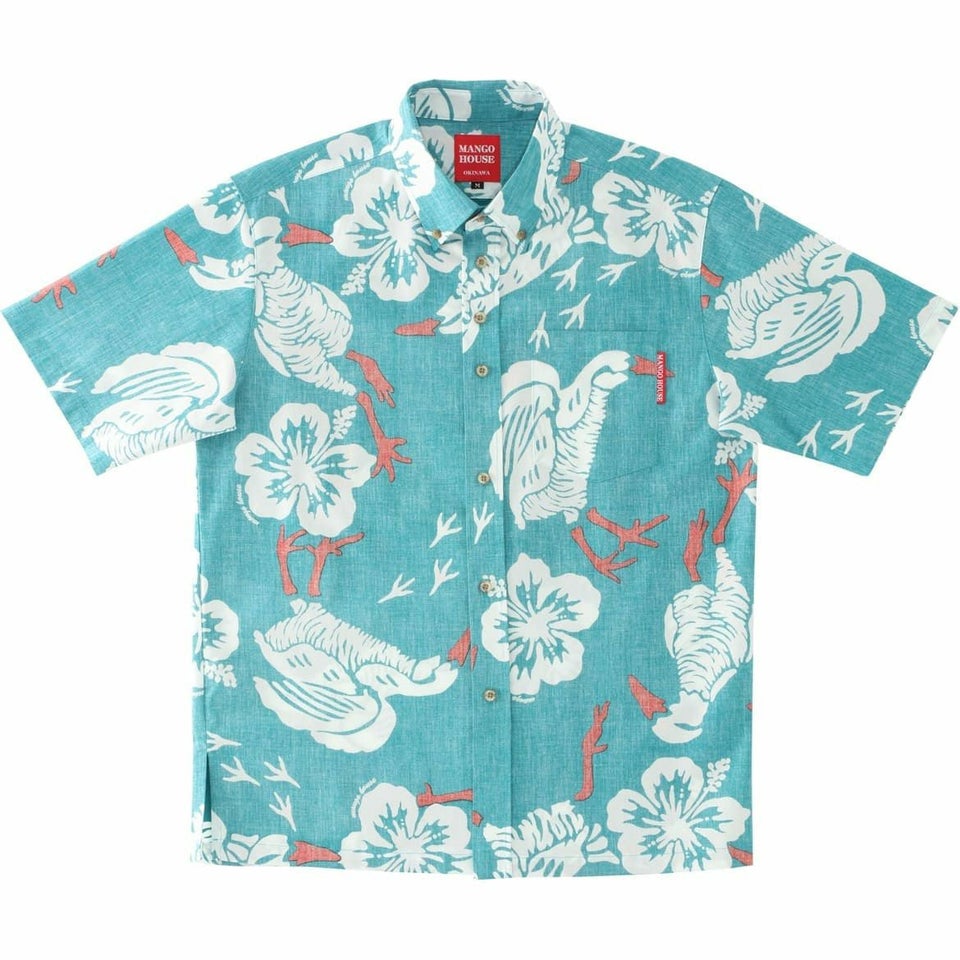 かりゆしウェアサムネイル画像　ターコイズブルー